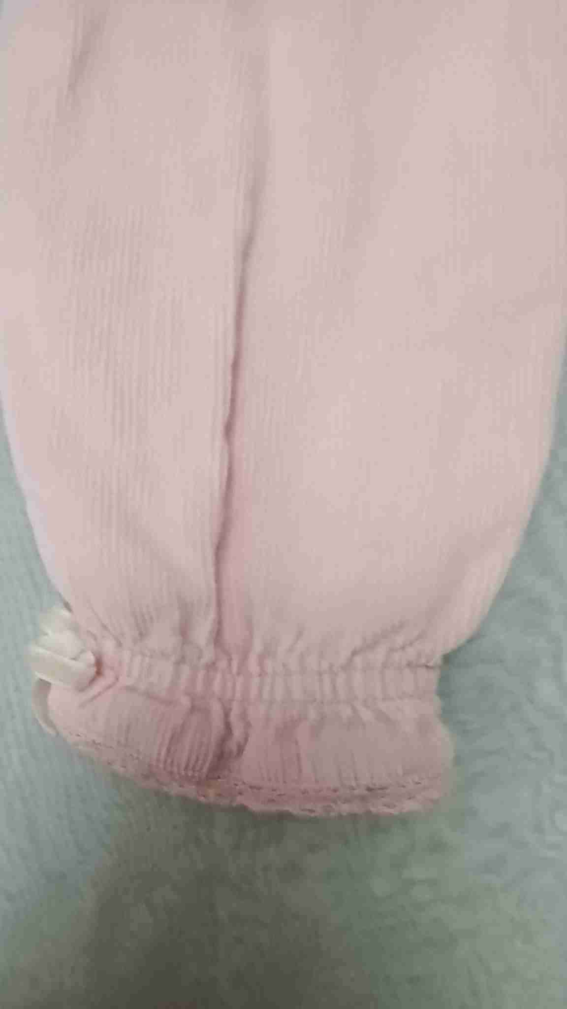 Pantalones bebé rosados Yamp 6 meses cotelé - miniatura 4