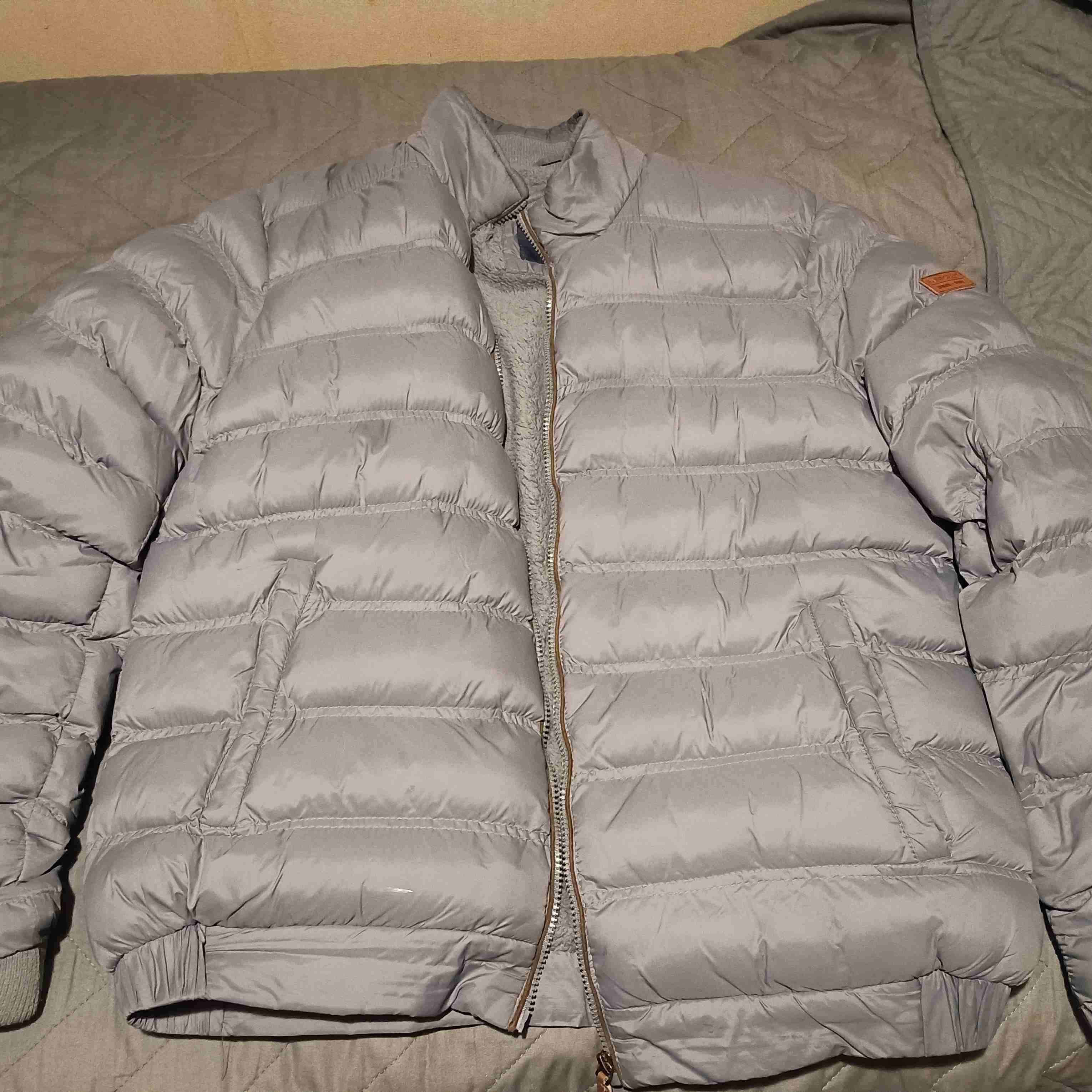 Chaqueta acolchada gris Rainforest - miniatura 1