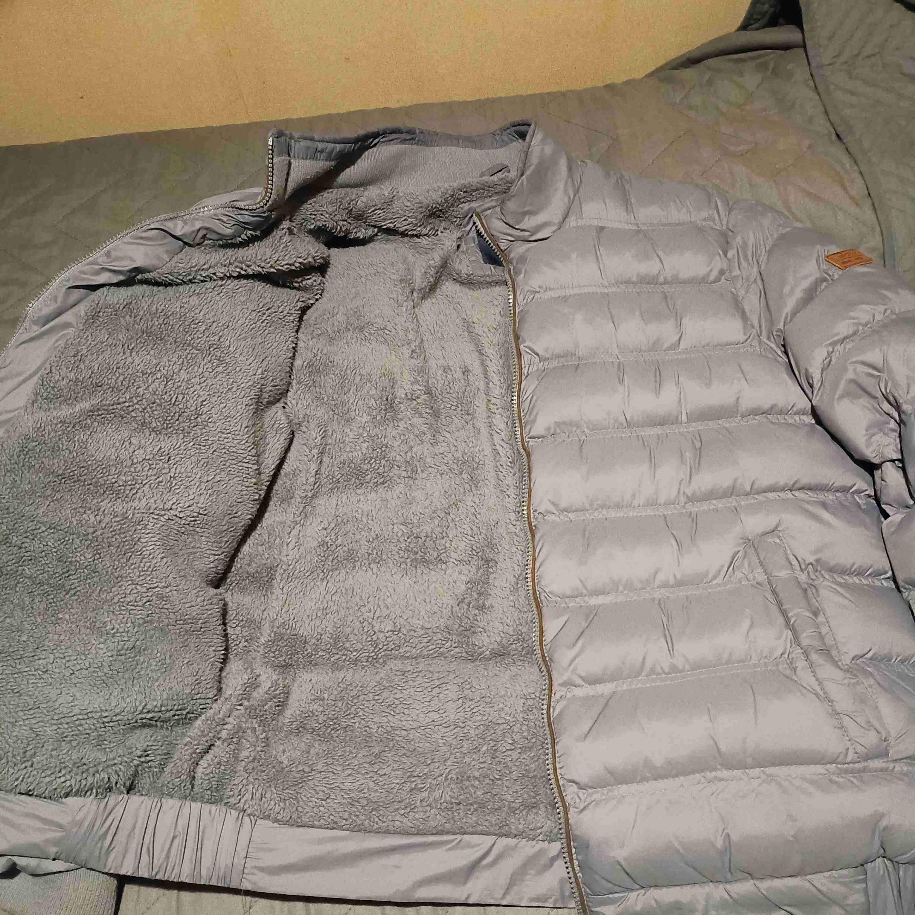 Chaqueta acolchada gris Rainforest - miniatura 2