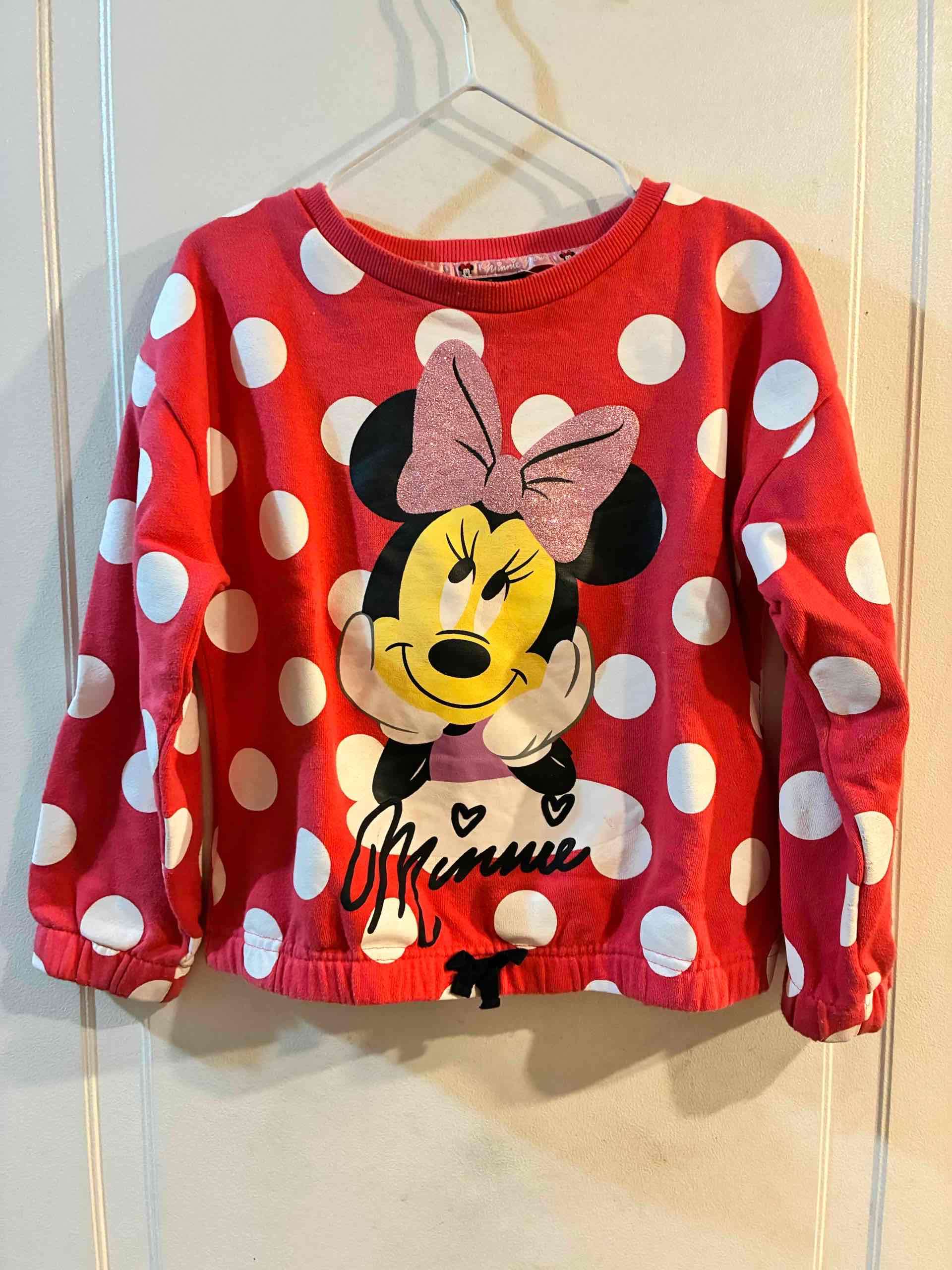 Poleron Minnie Mouse roja infantil talla 6