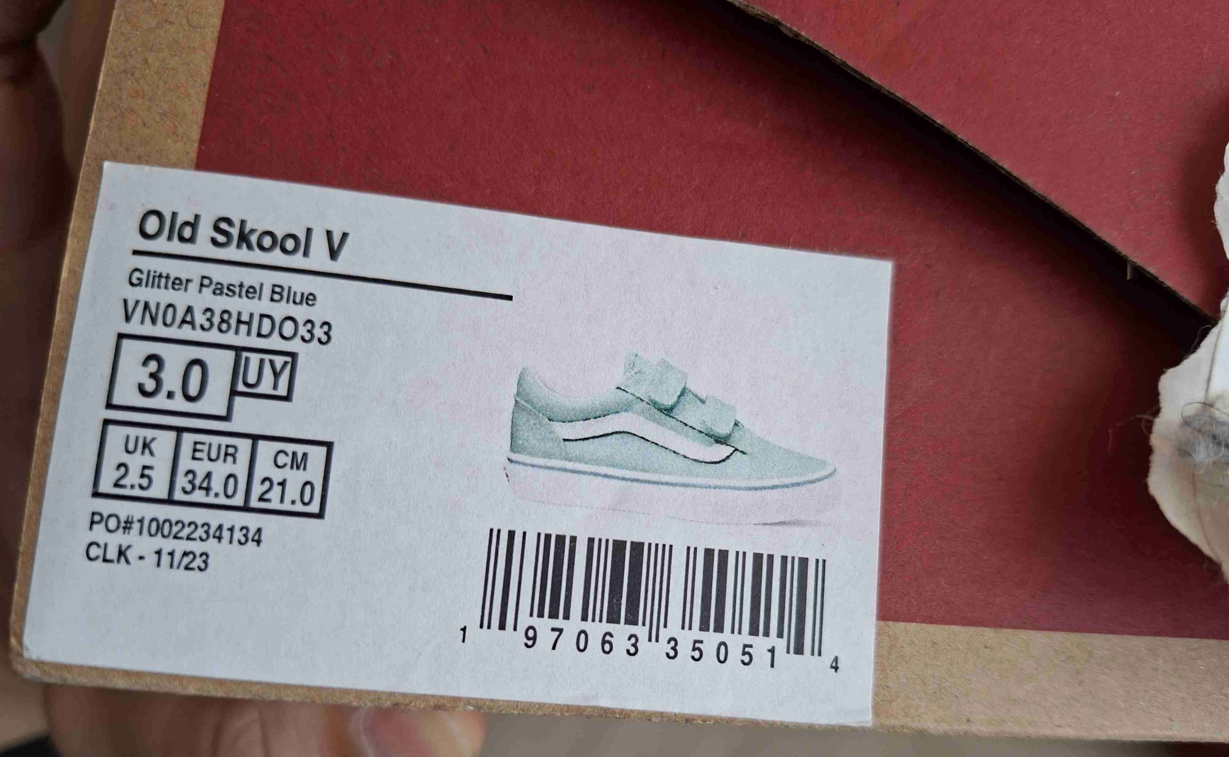 Zapatillas Old Skool V celeste