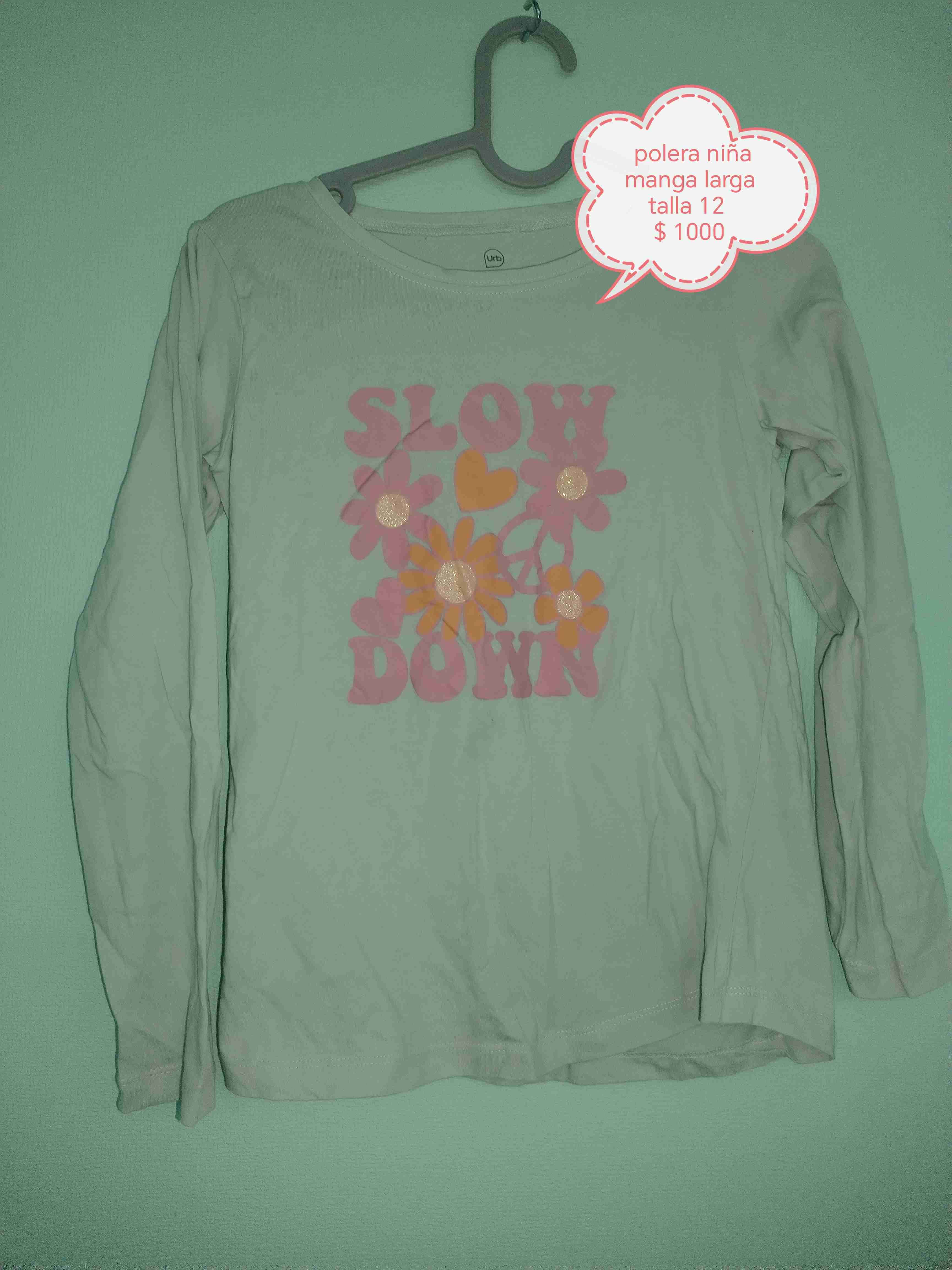 Polera niña manga larga - miniatura 3