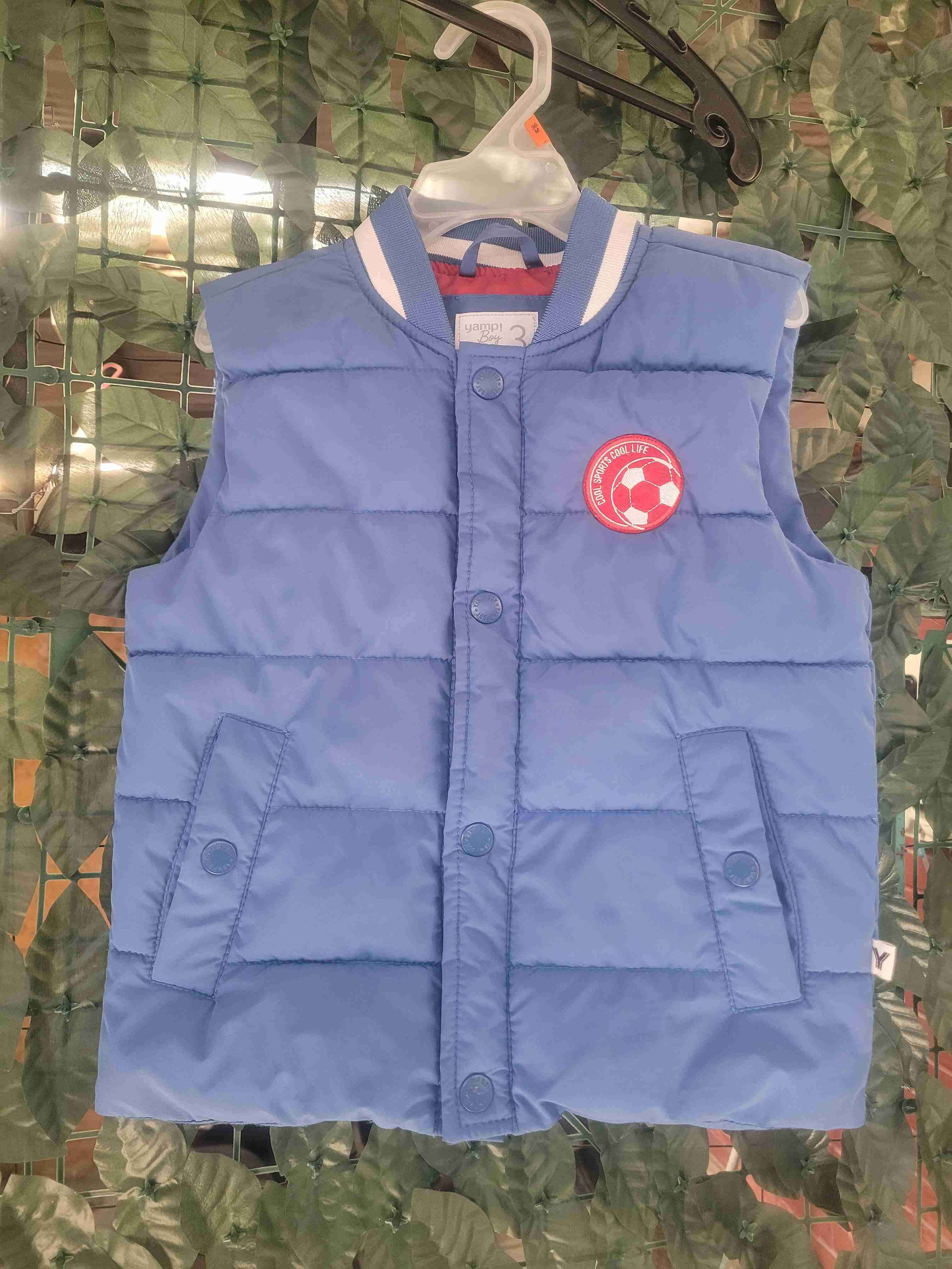 Chaleco azul de niño - 1