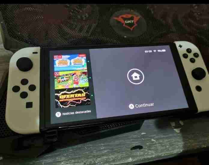 Nintendo switch oled color blanco - 3