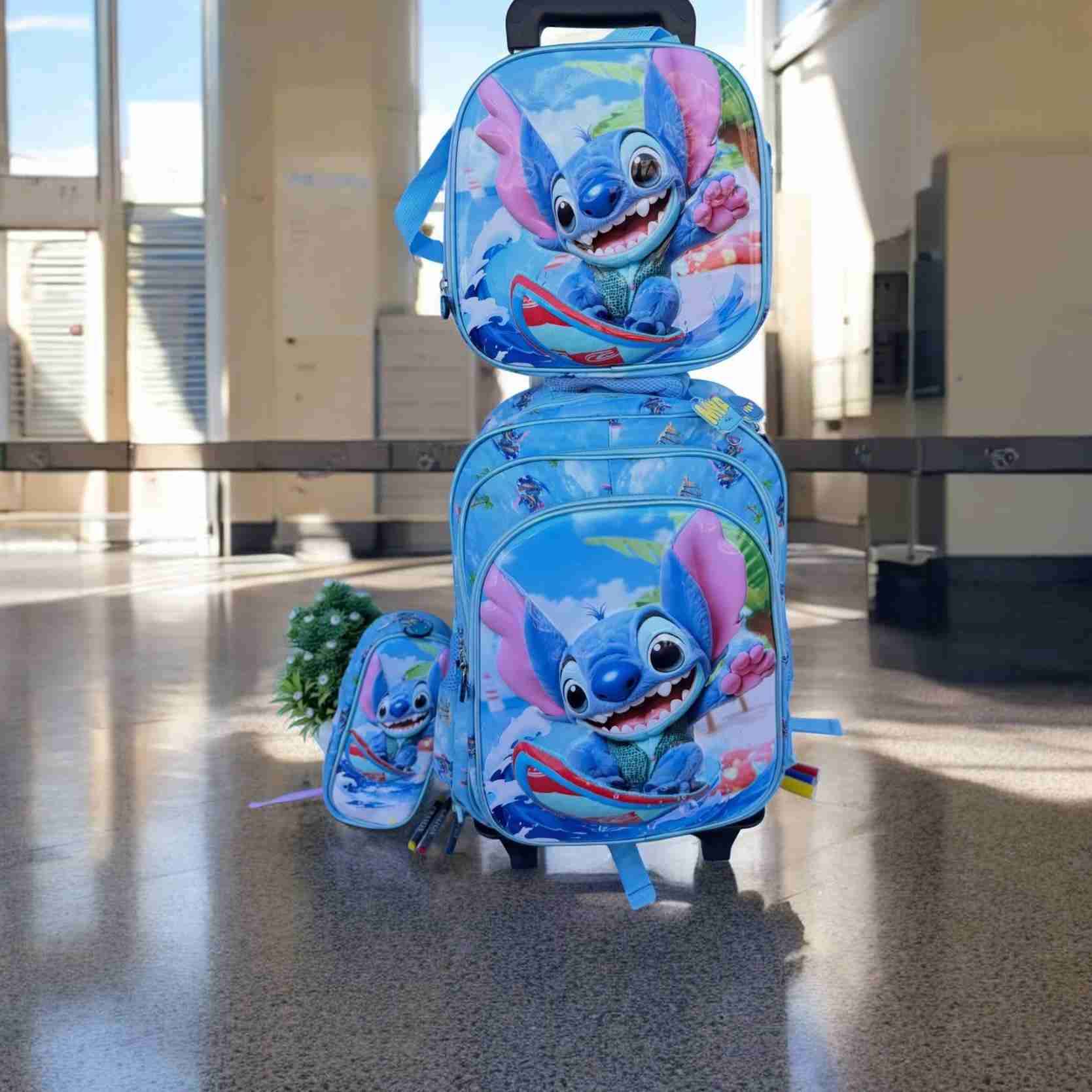 Set de Mochilas Infantiles Stitch