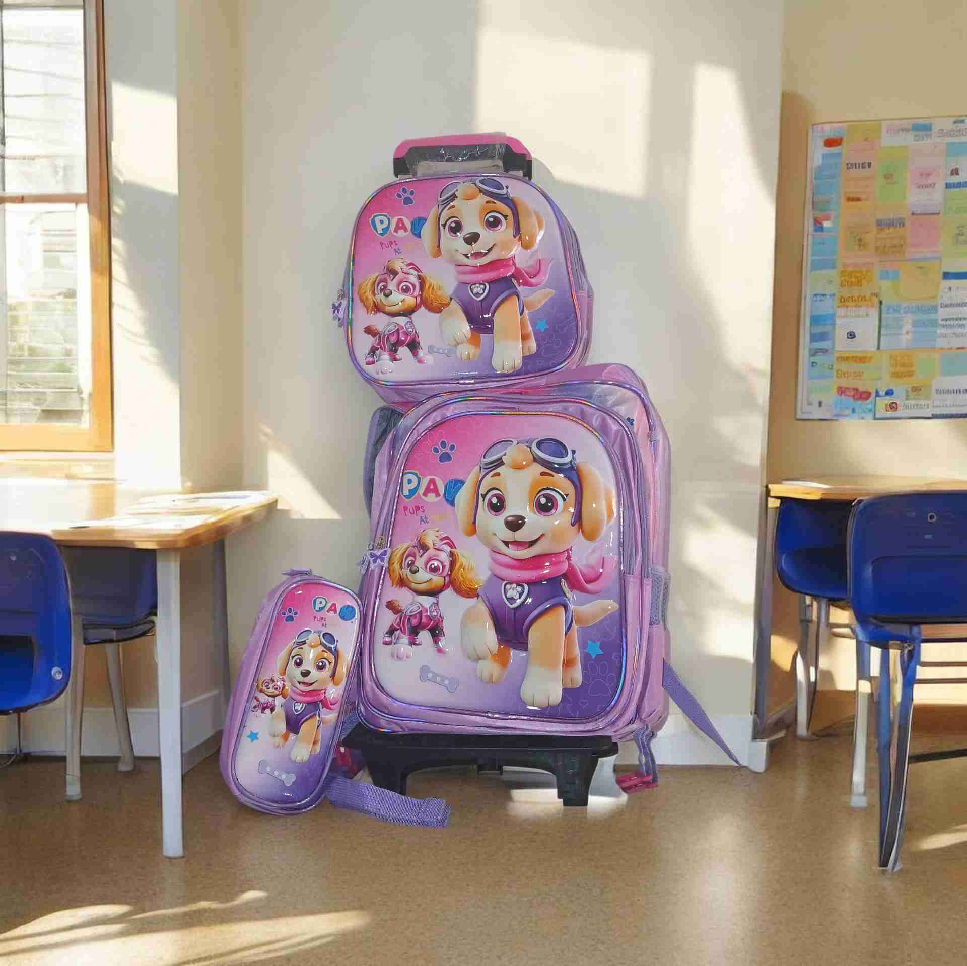 Set maletas infantiles Paw Patrol