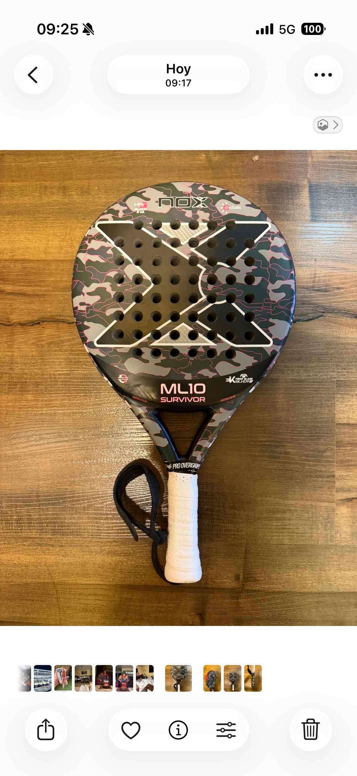 Pala de pádel NOX ML10 Survivor - miniatura 1