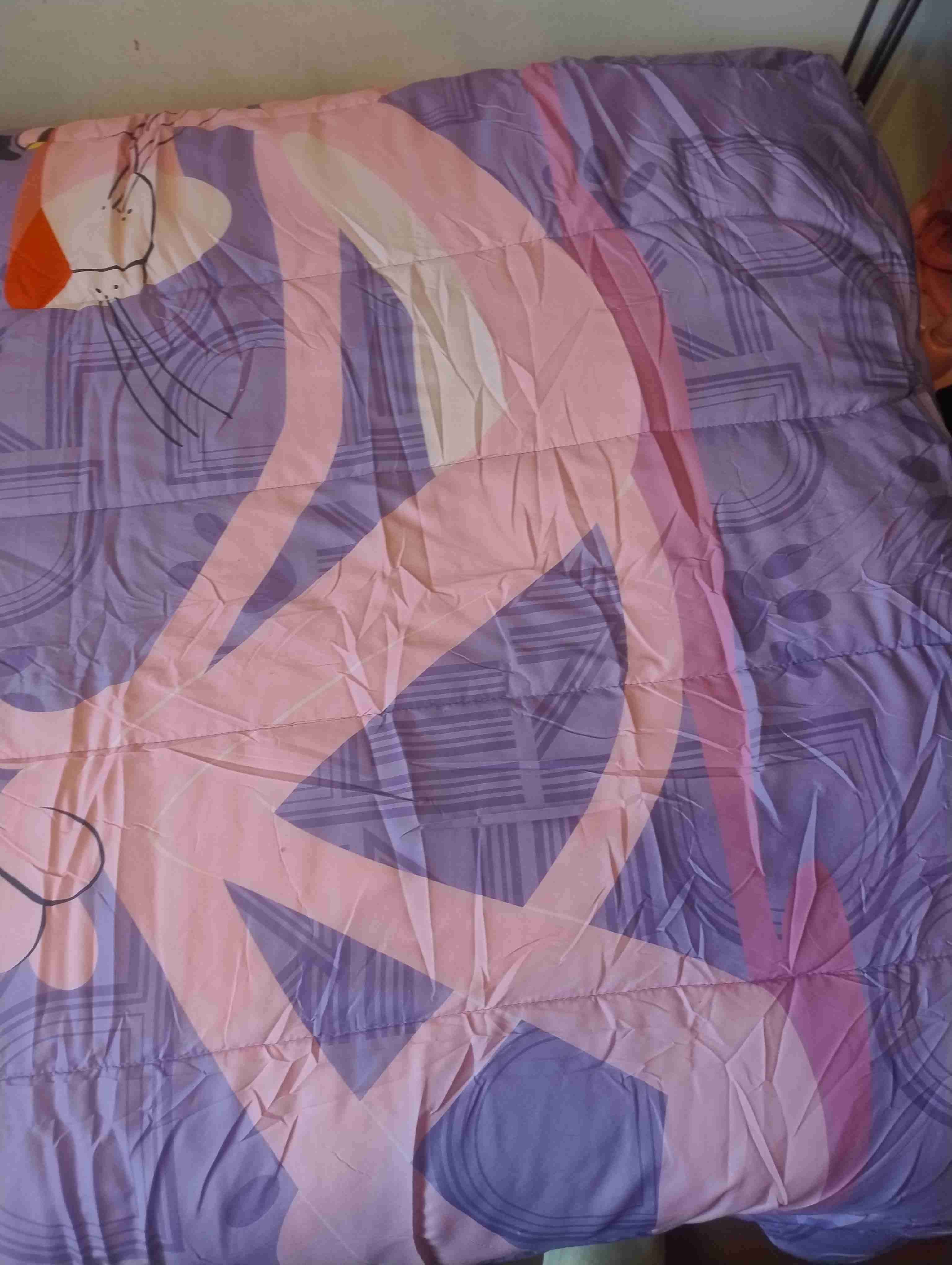 Colcha Pantera Rosa morada - miniatura 2