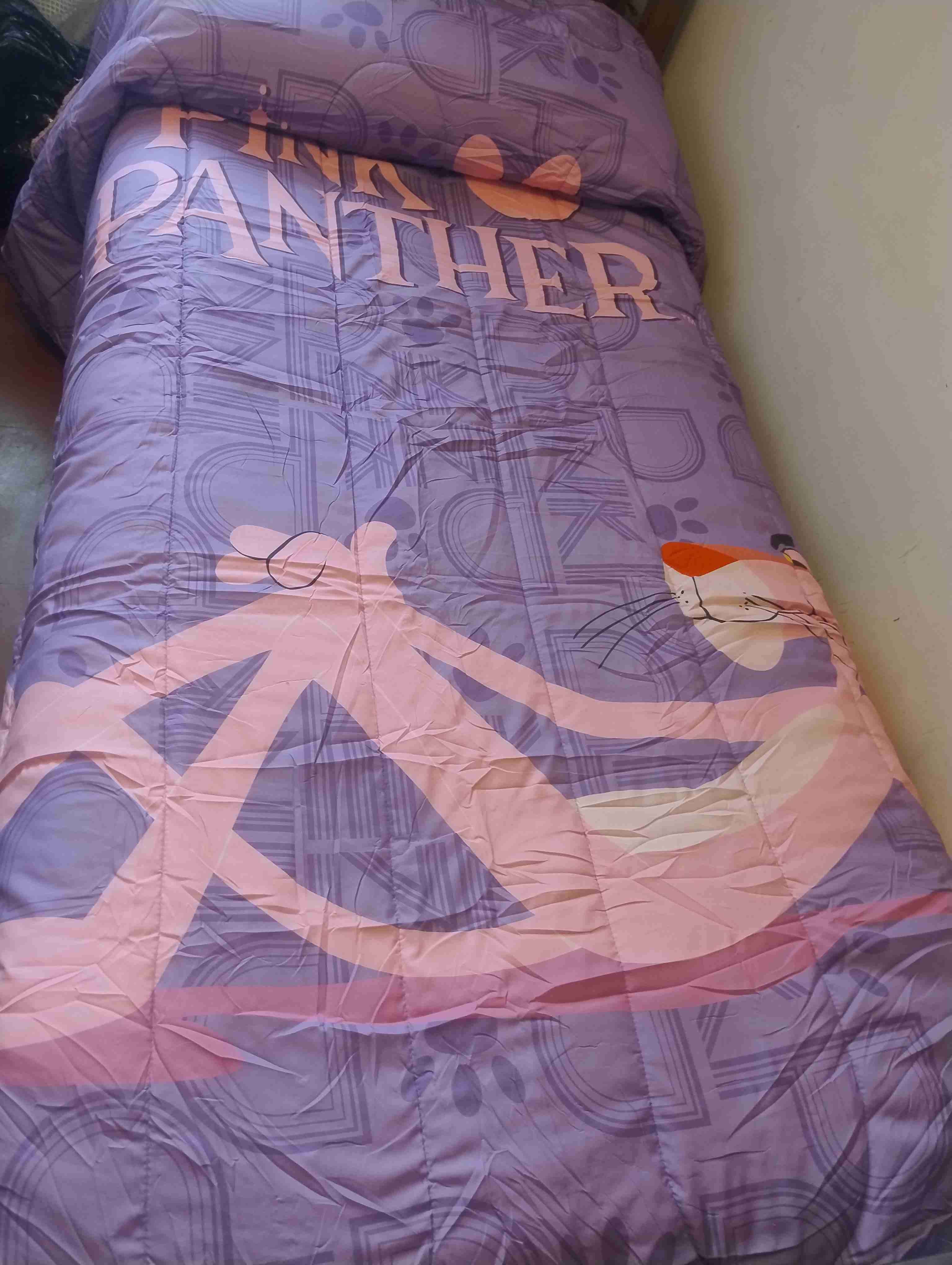 Colcha Pantera Rosa morada - miniatura 4