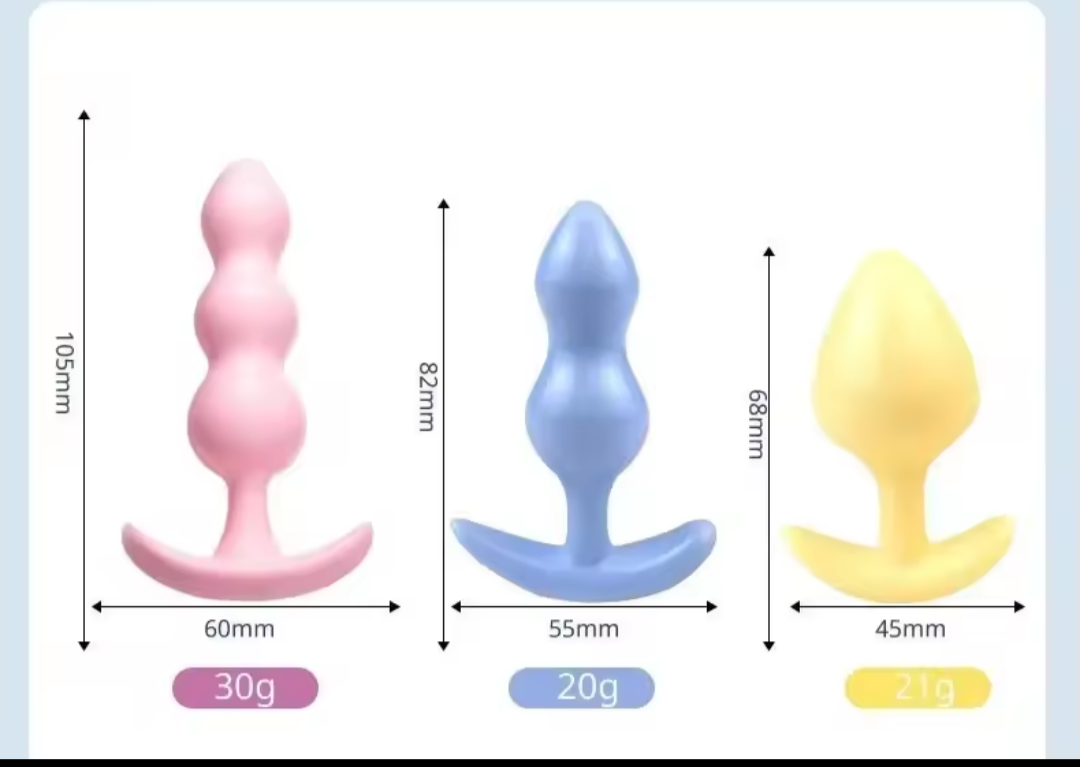 Juguetes sexuales de silicona colores pastel - 2