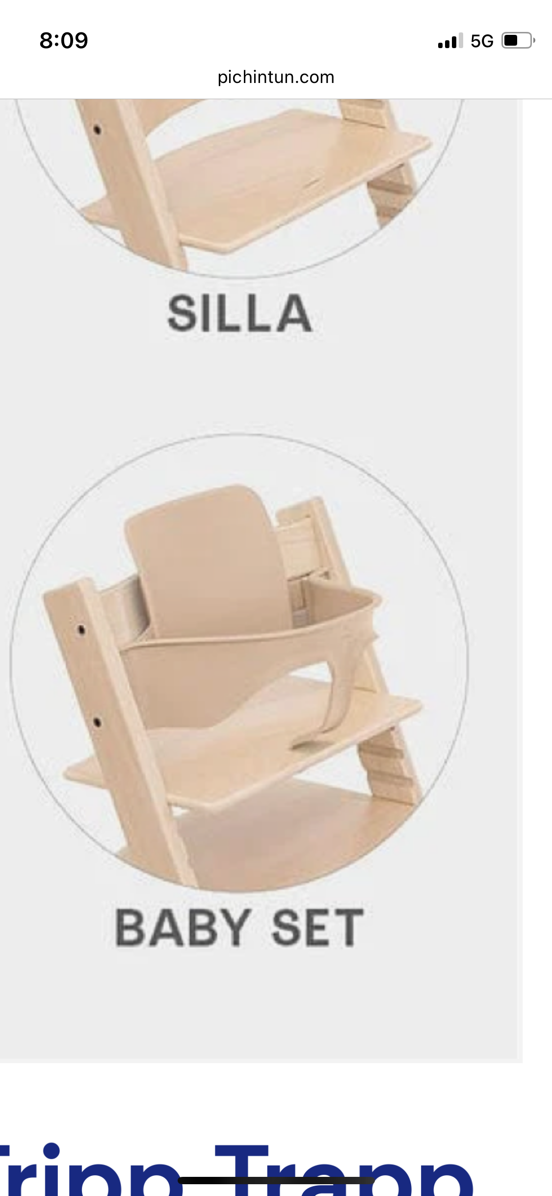 Set y bandeja para silla de comer Tripp Trap - miniatura 3