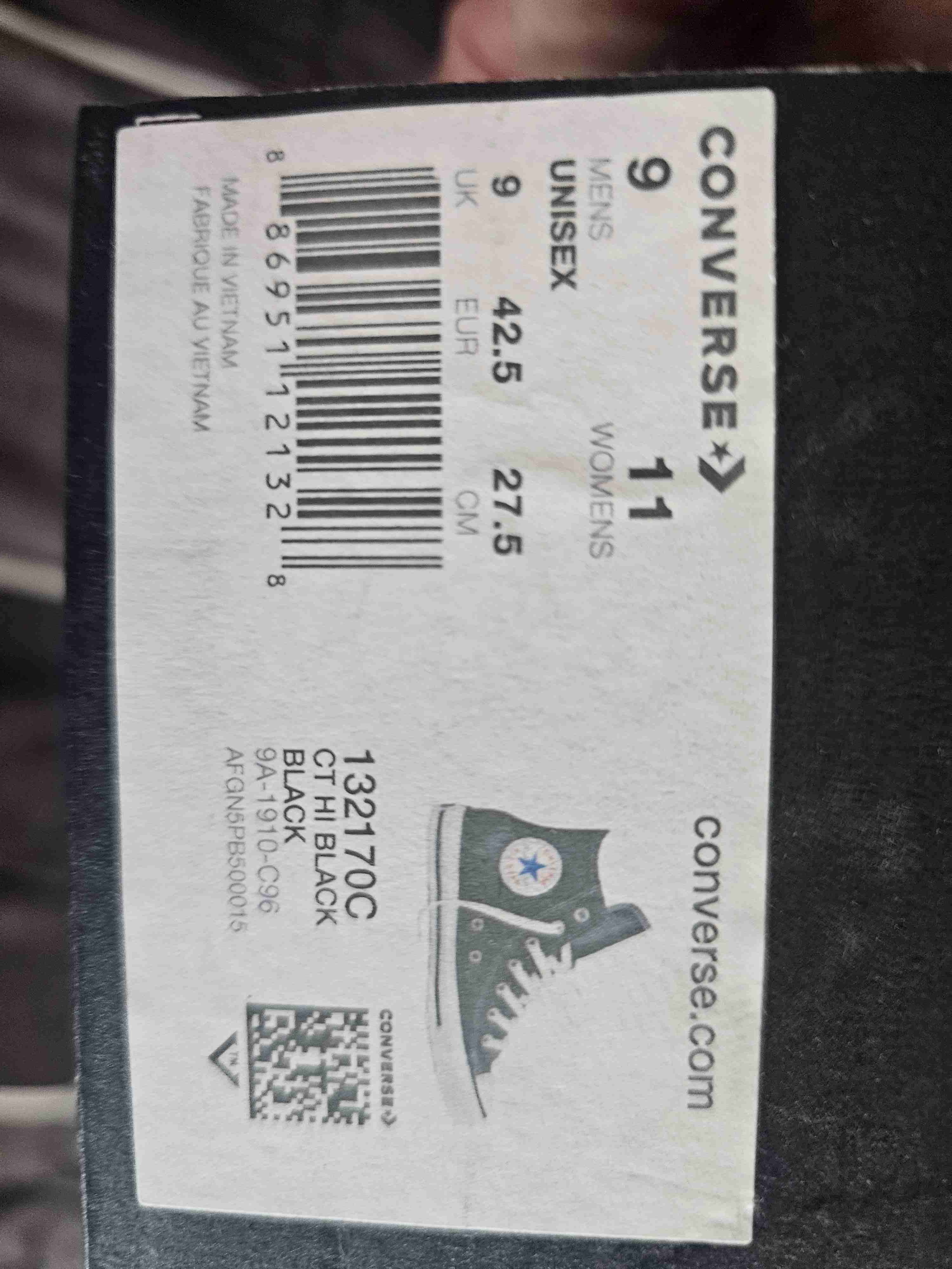 Zapatillas Converse All Star negras - 6