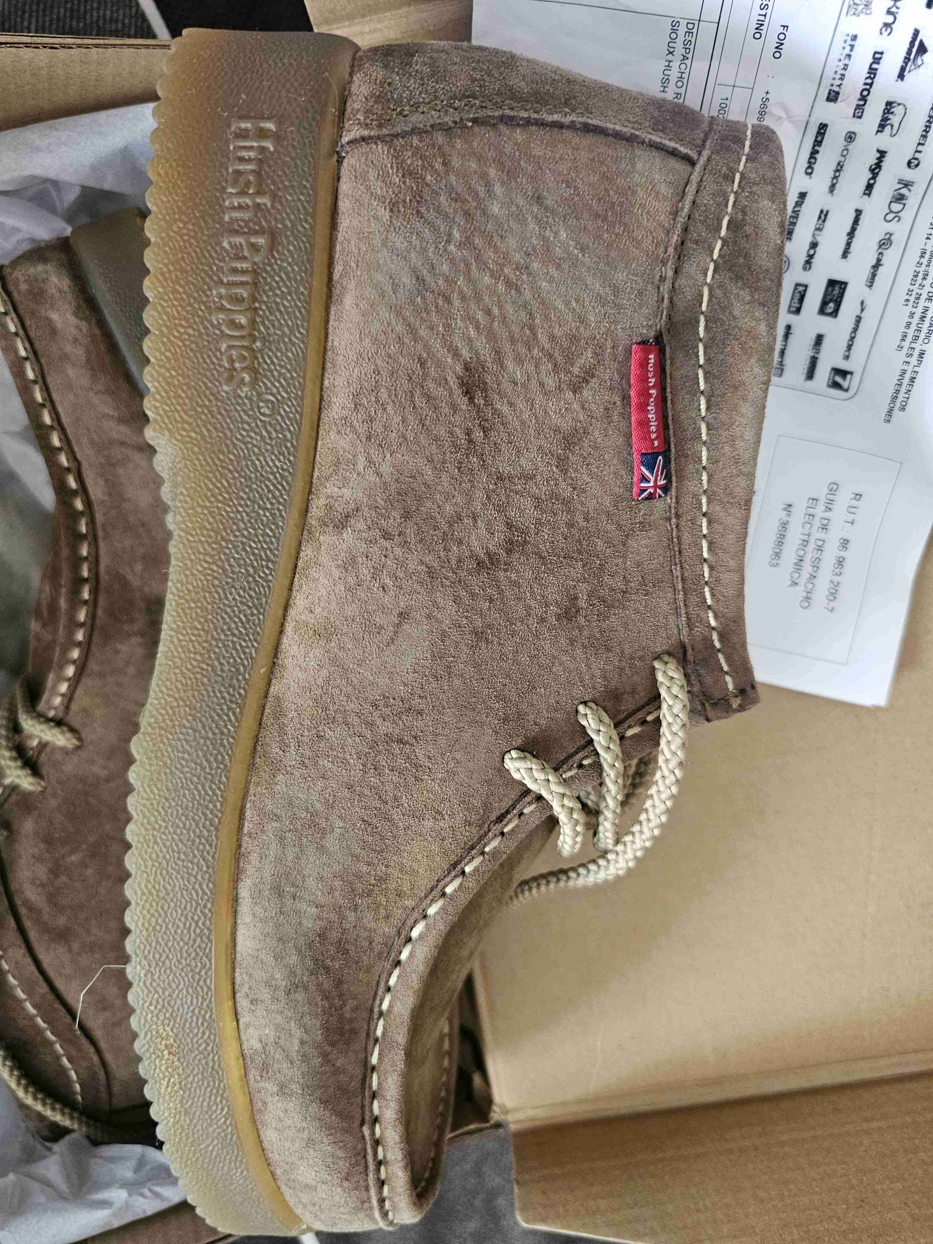 Botines de gamuza marrón Hush Puppies - miniatura 2