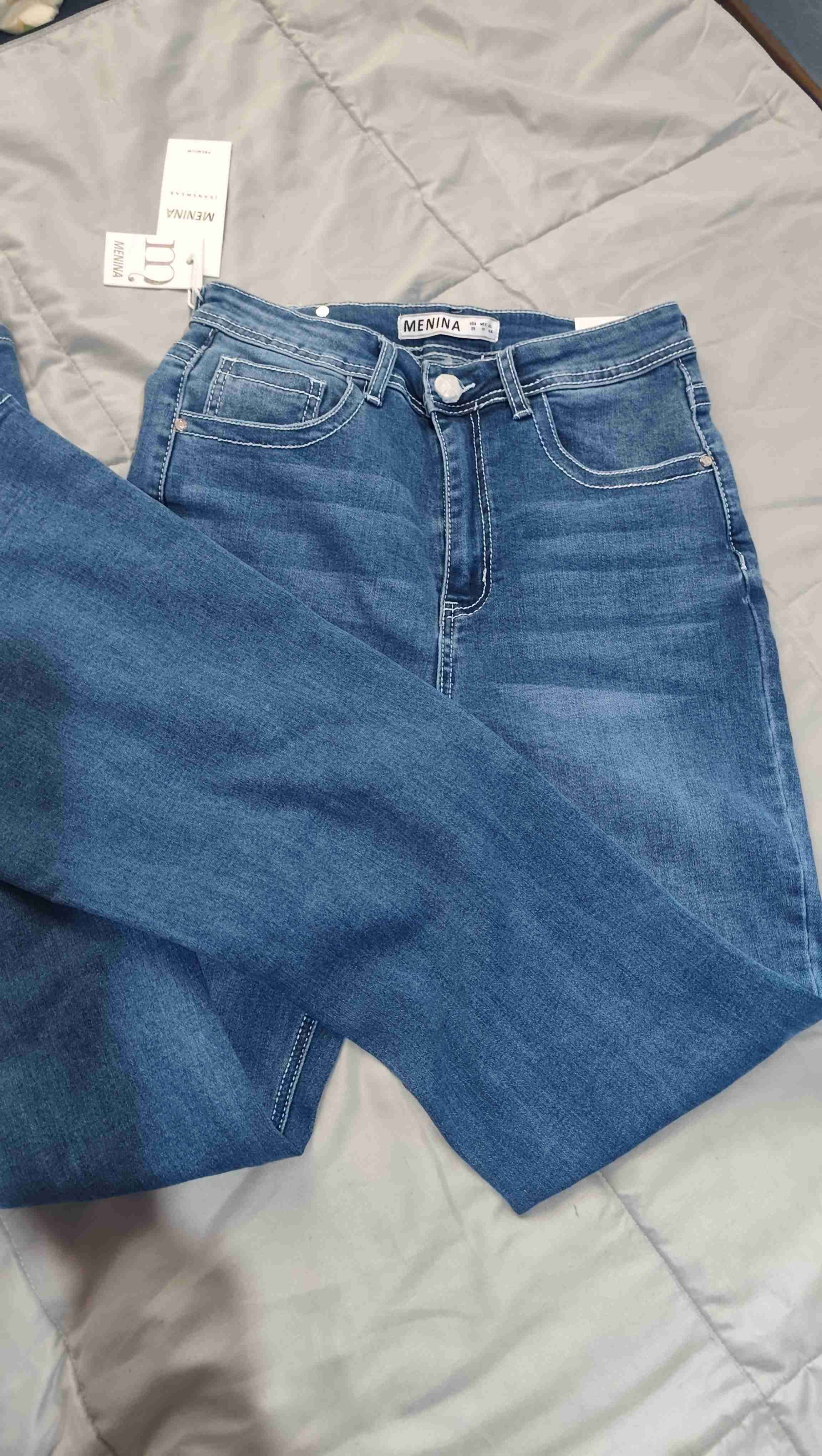 Jeans azules flare - miniatura 4