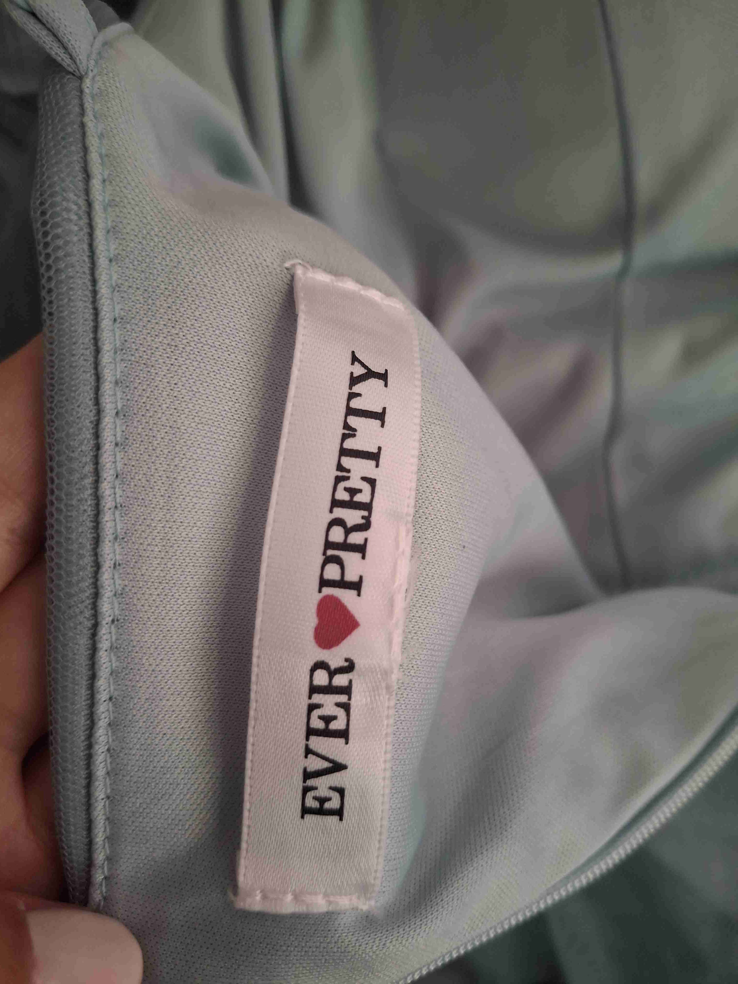 Vestido de fiesta asimétrico celeste-turquesa - miniatura 4