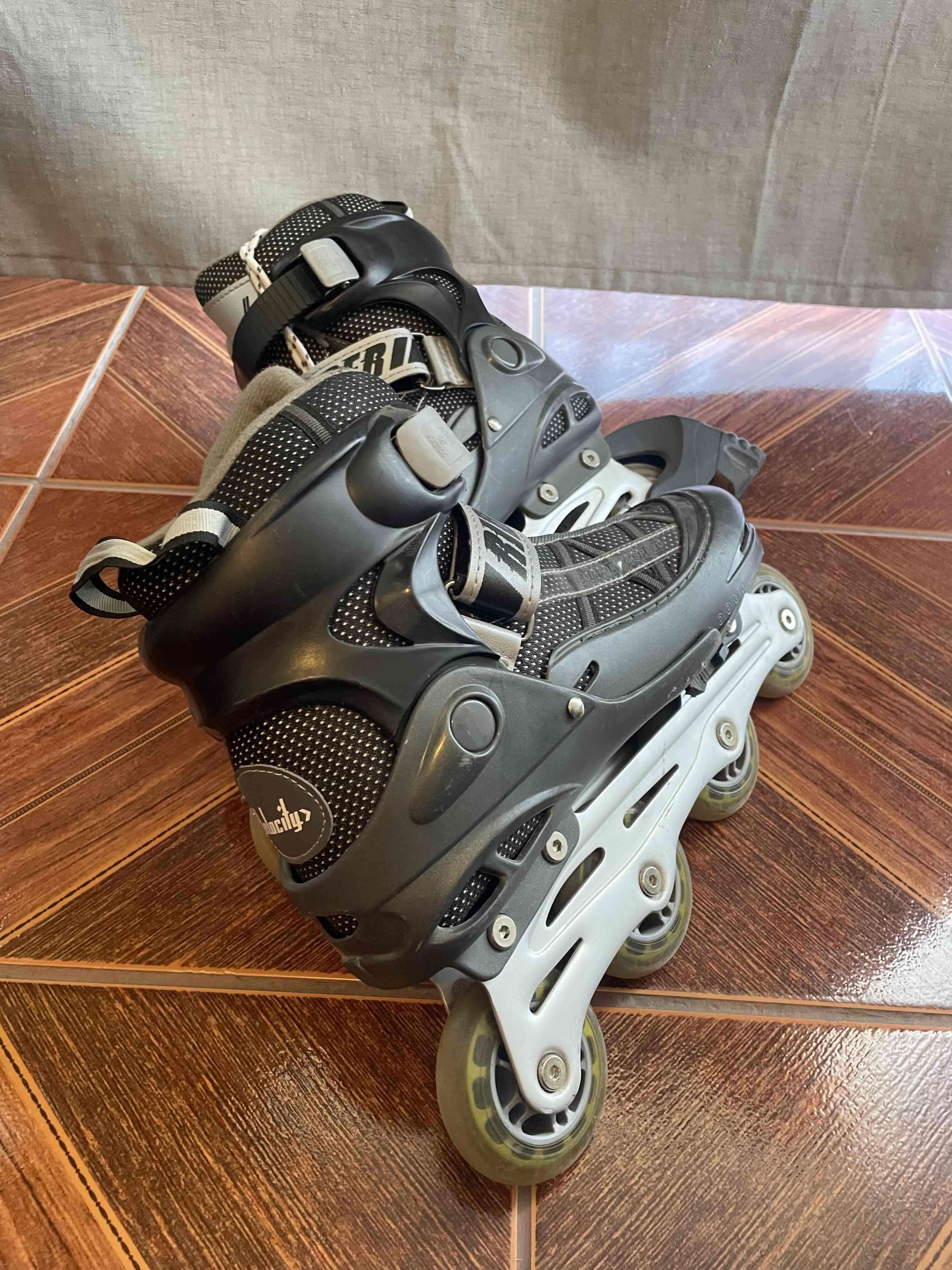 Patines en línea Rider negros - miniatura 3