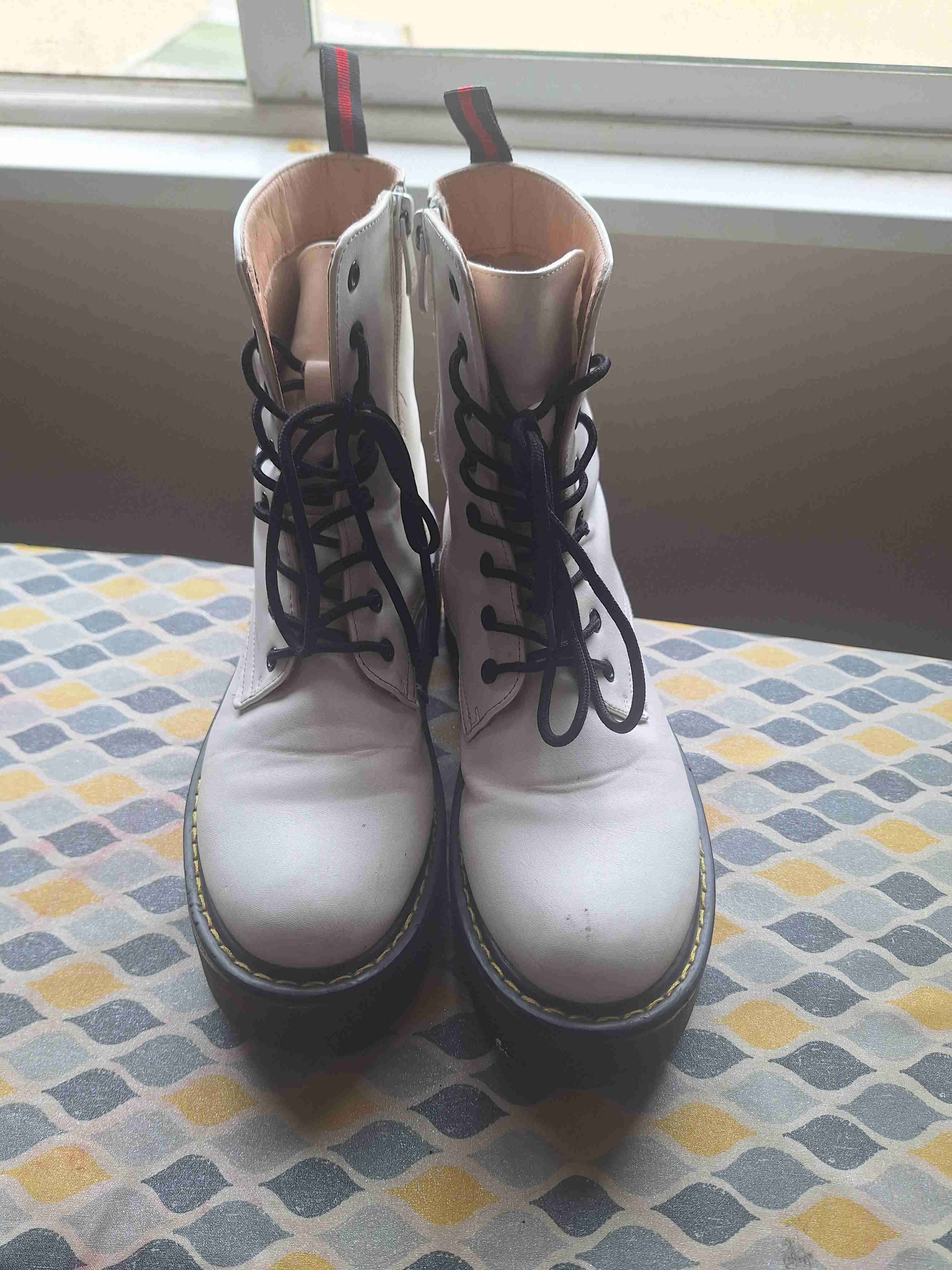 Botines blancos con plataforma - miniatura 4