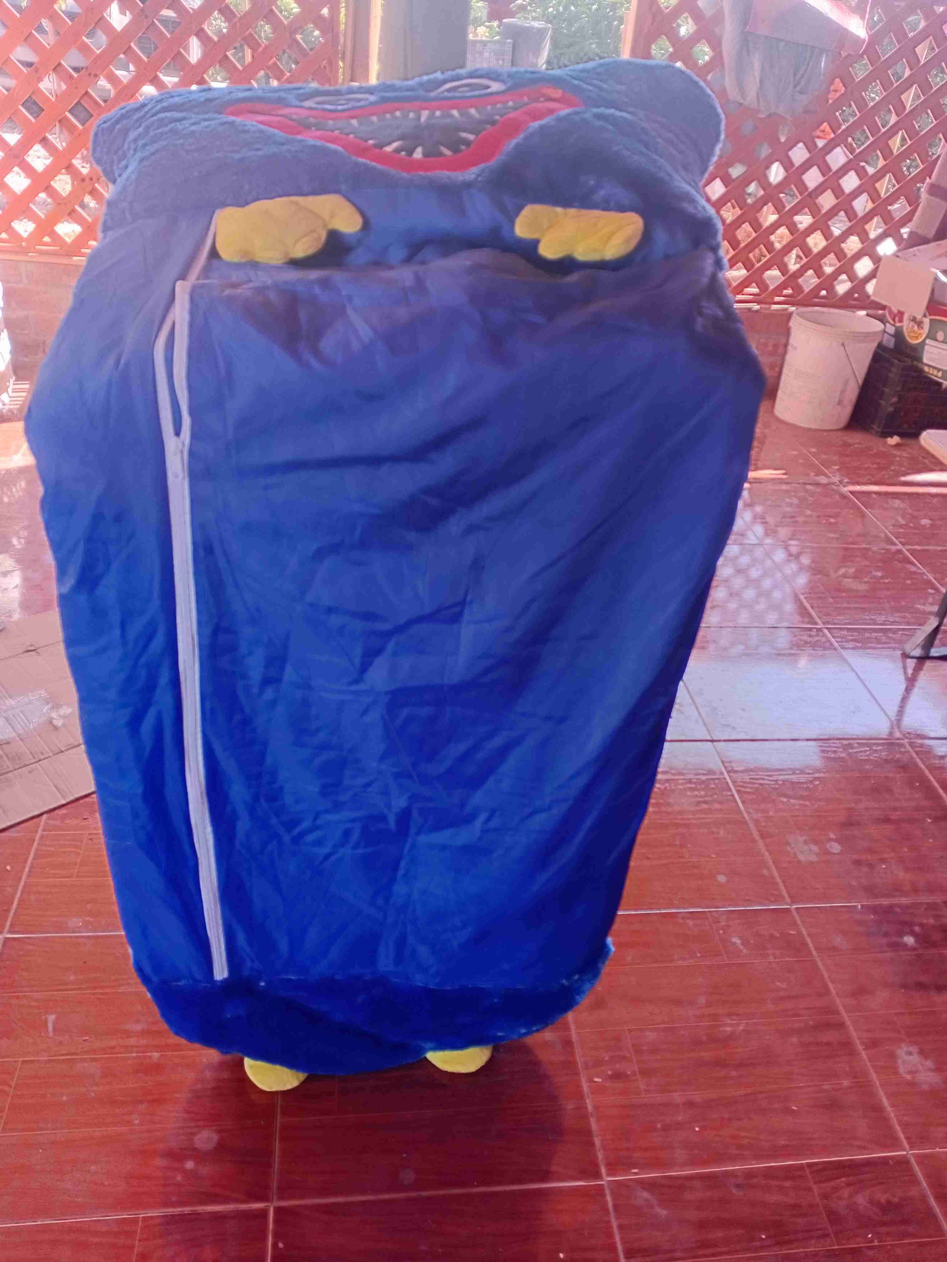 Saco de dormir azul con diseño - miniatura 2