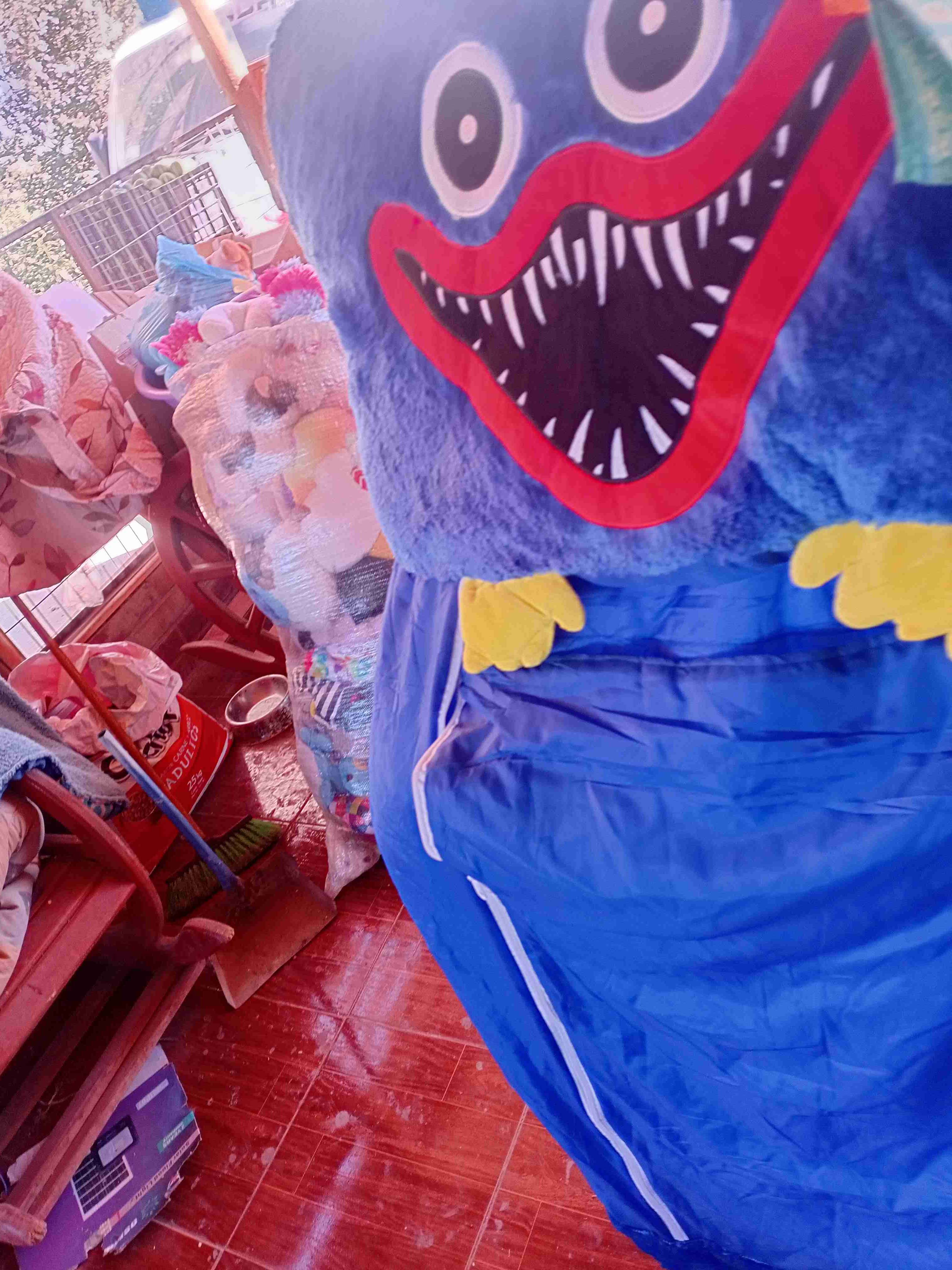 Saco de dormir azul con diseño - miniatura 3