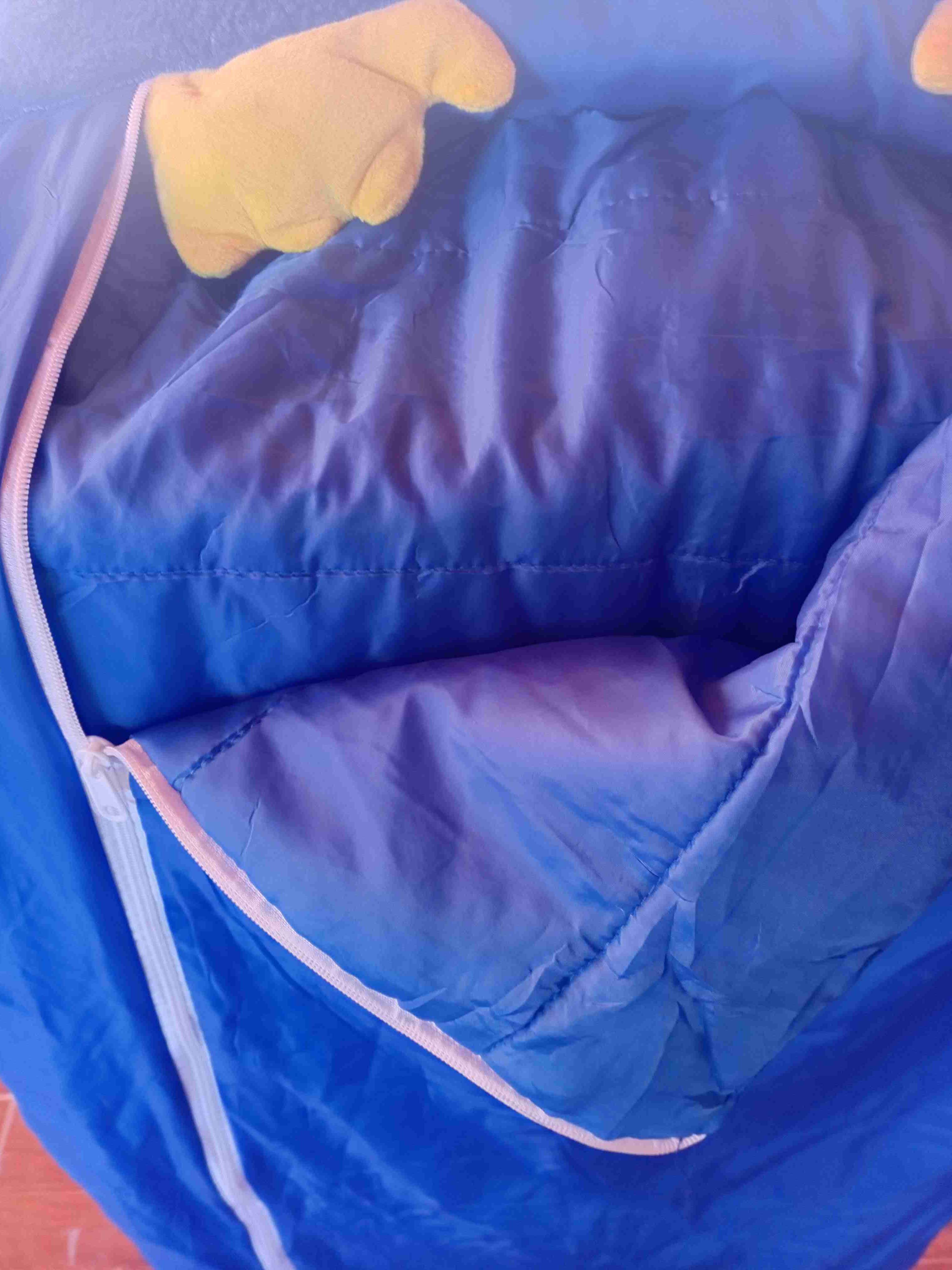 Saco de dormir azul con diseño - miniatura 4