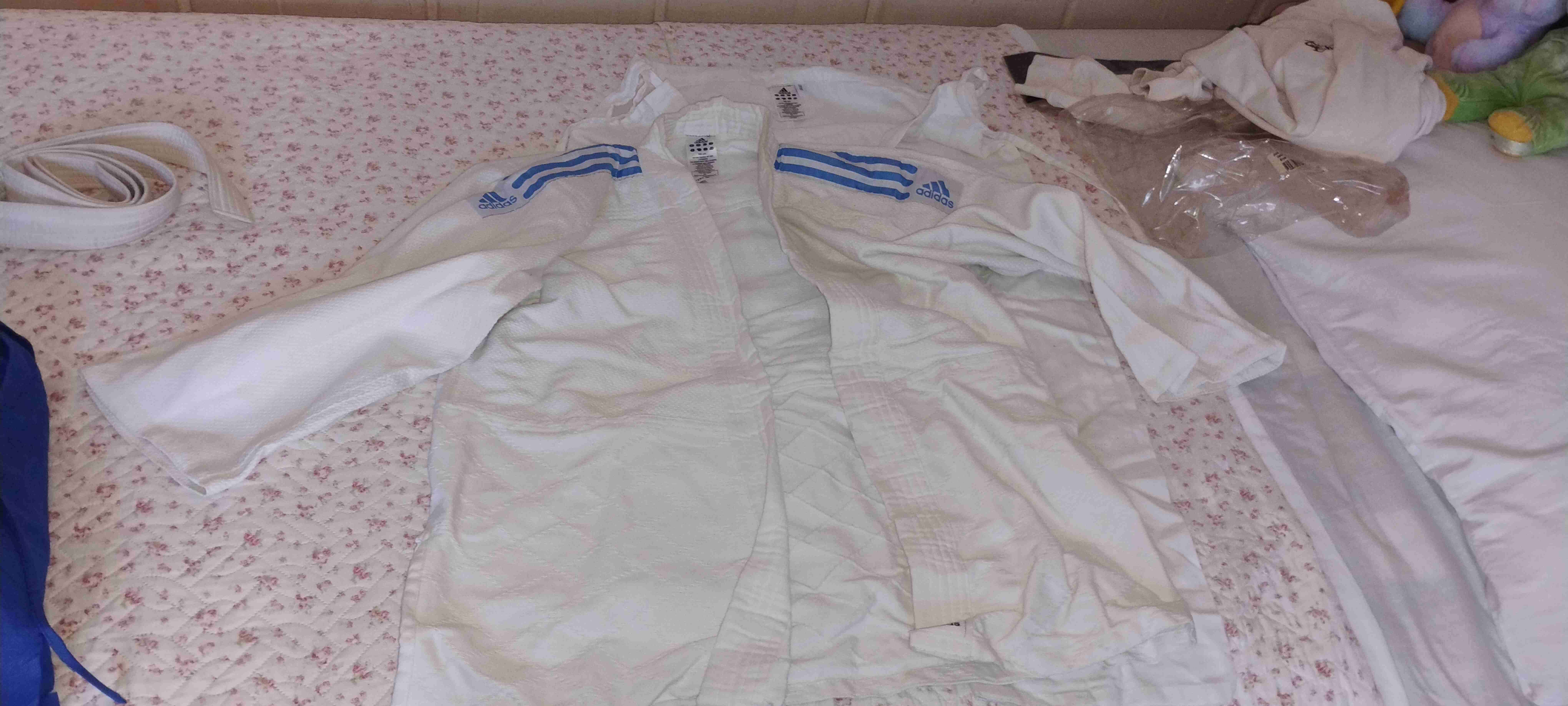 Kimono de judo Adidas blanco - miniatura 2