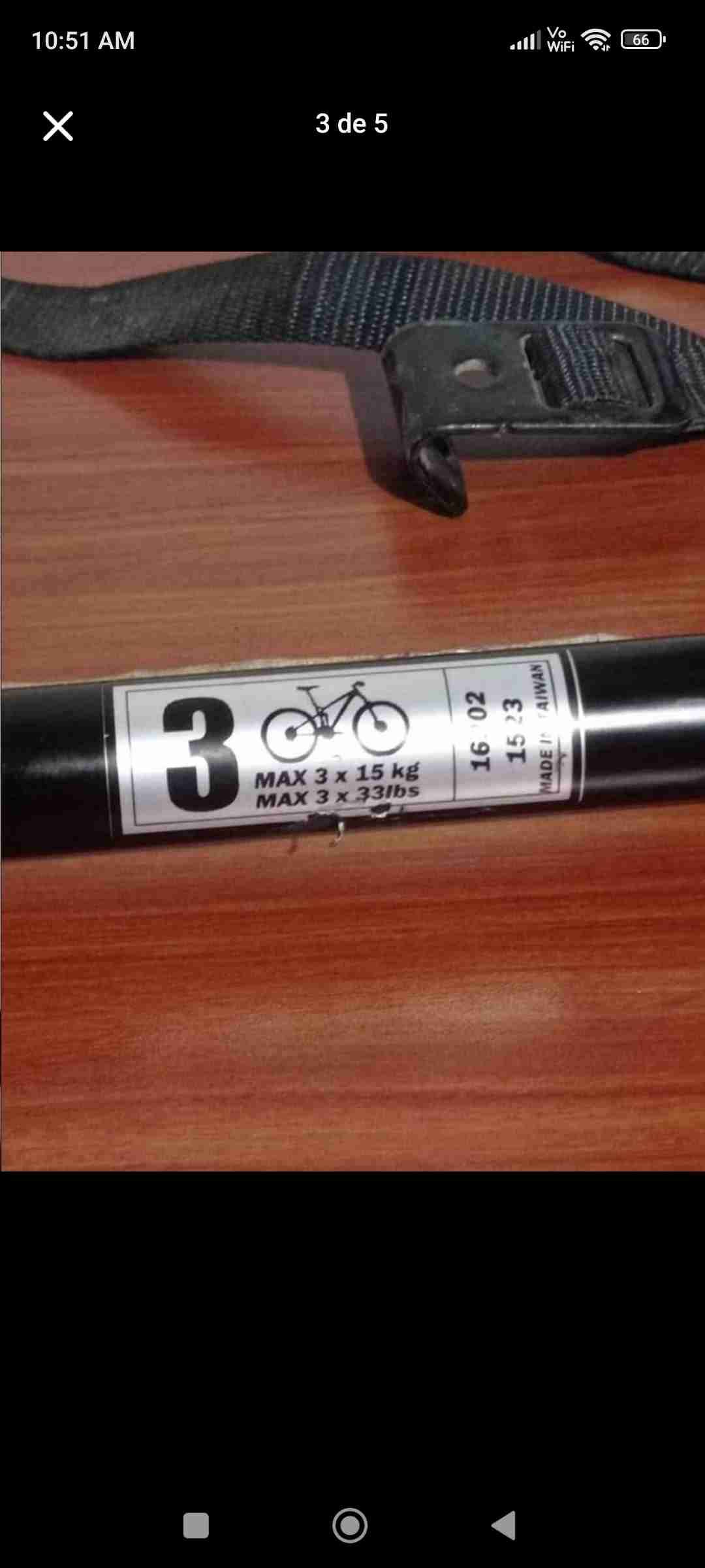 Portabicicletas de auto Buzz Rack - miniatura 3