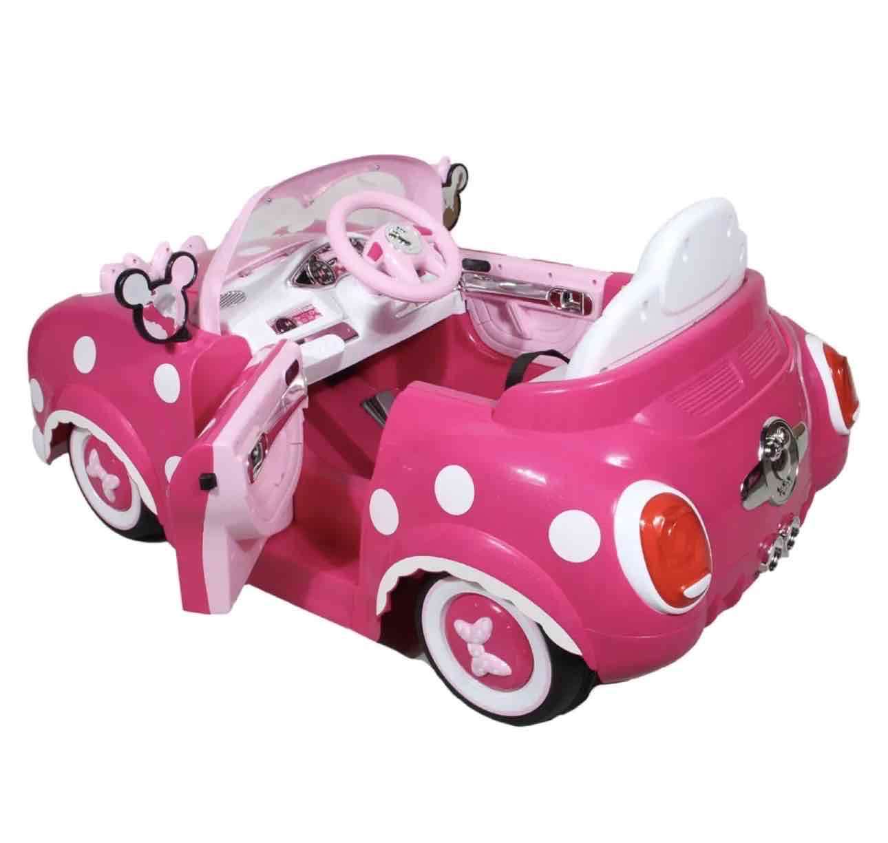 Auto eléctrico Minnie Mouse rosa - miniatura 2