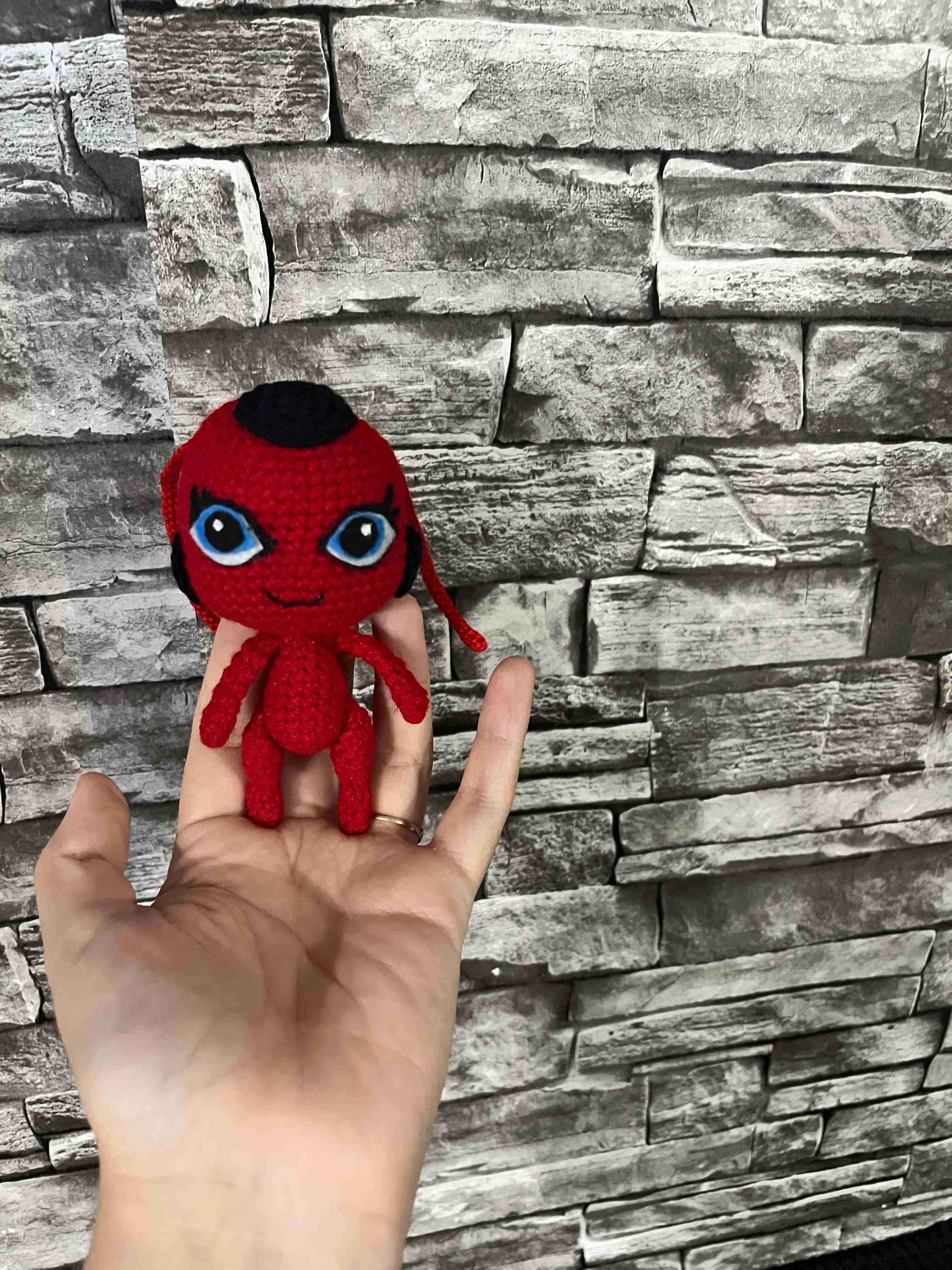 Amigurumi Tikki Ladybug tejido - 2
