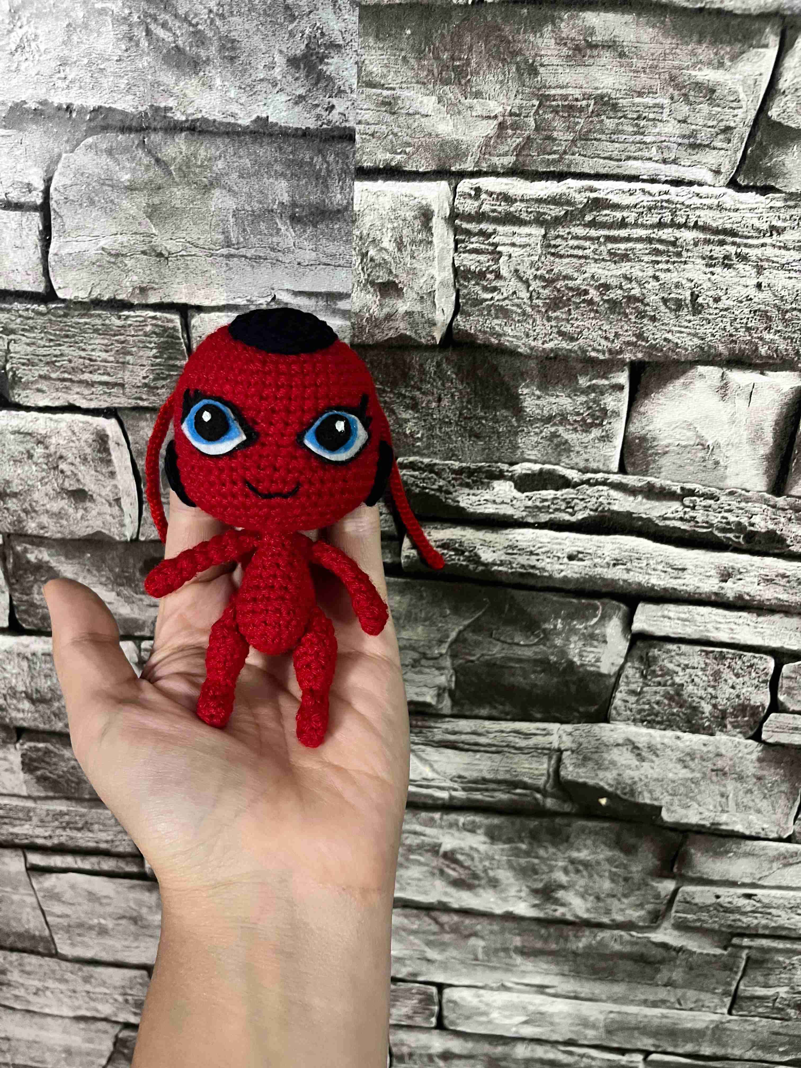 Amigurumi Tikki Ladybug tejido - 3