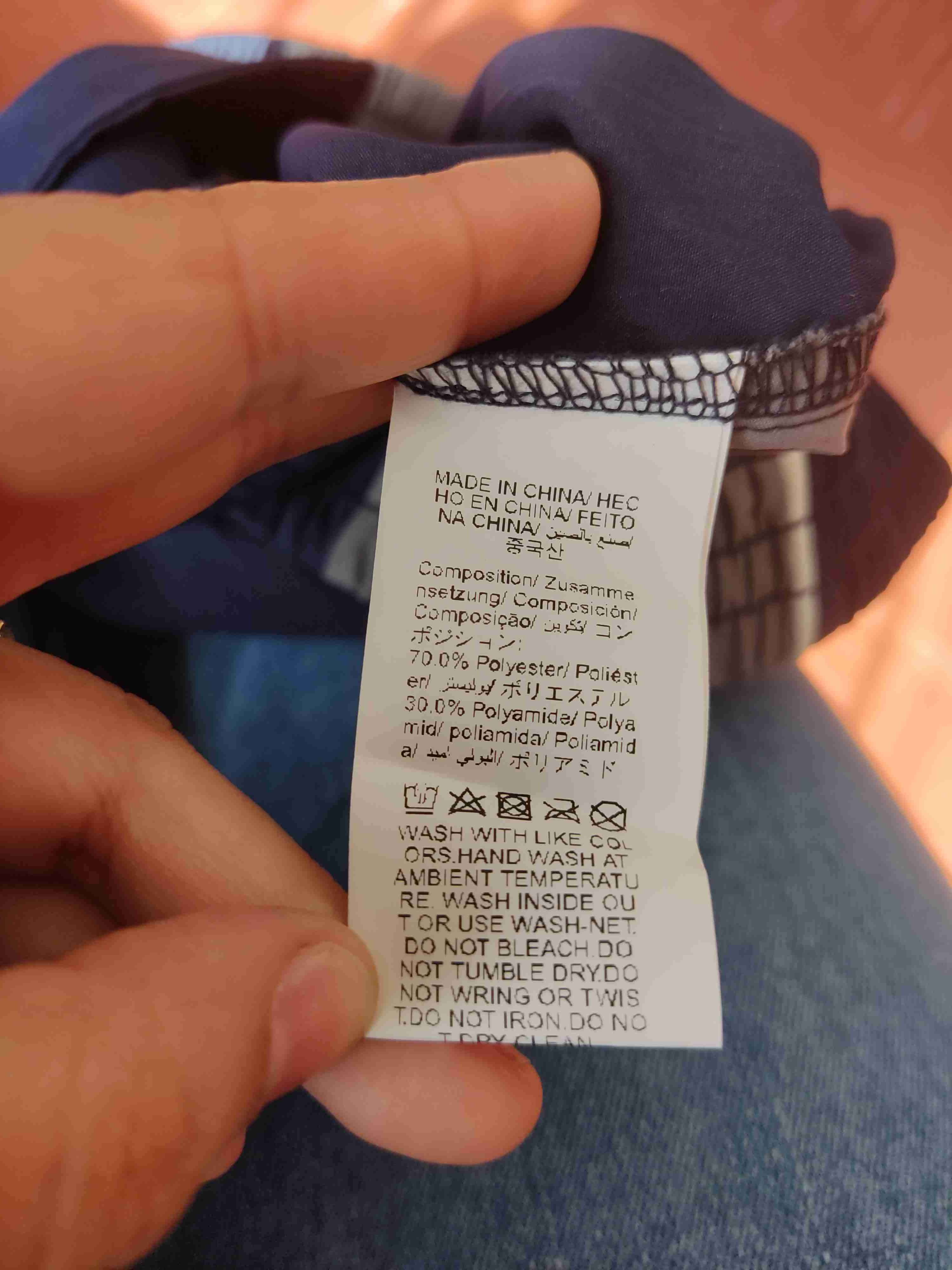 Shorts deportivos azul y blanco - miniatura 5