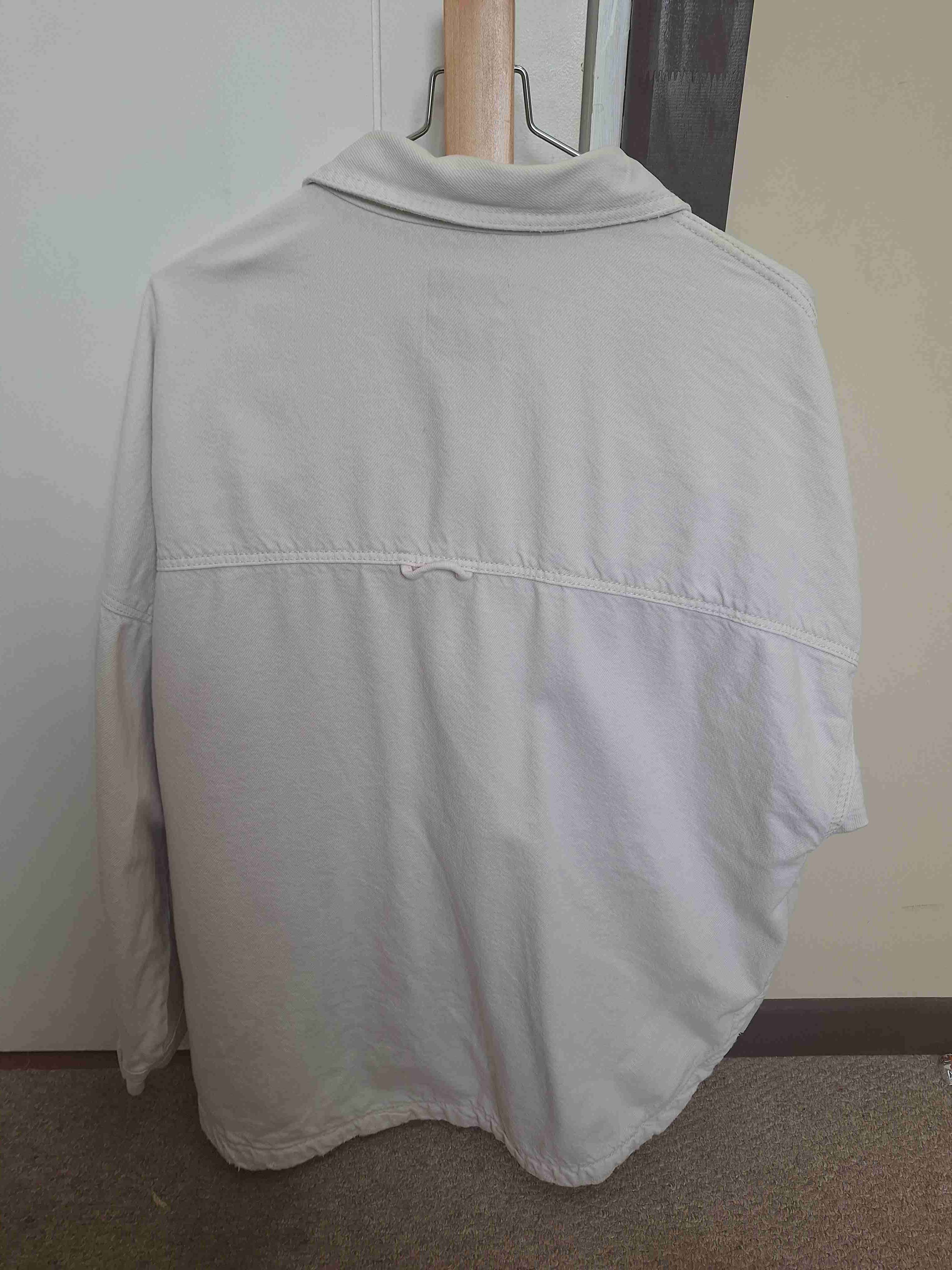 Chaqueta beige de algodón - miniatura 2