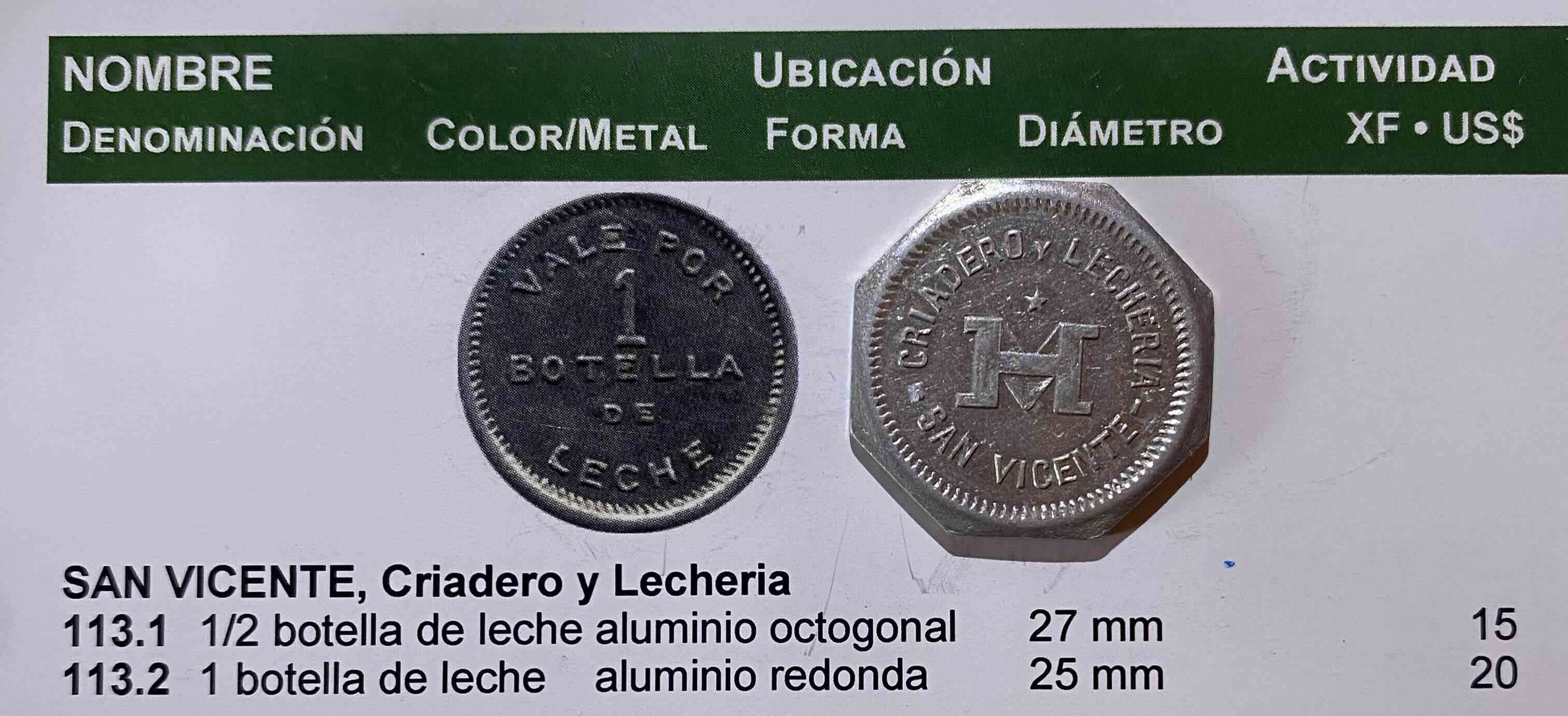 Ficha Hacienda Criadero Y Lechería,San Vicente 1/2 - miniatura 3