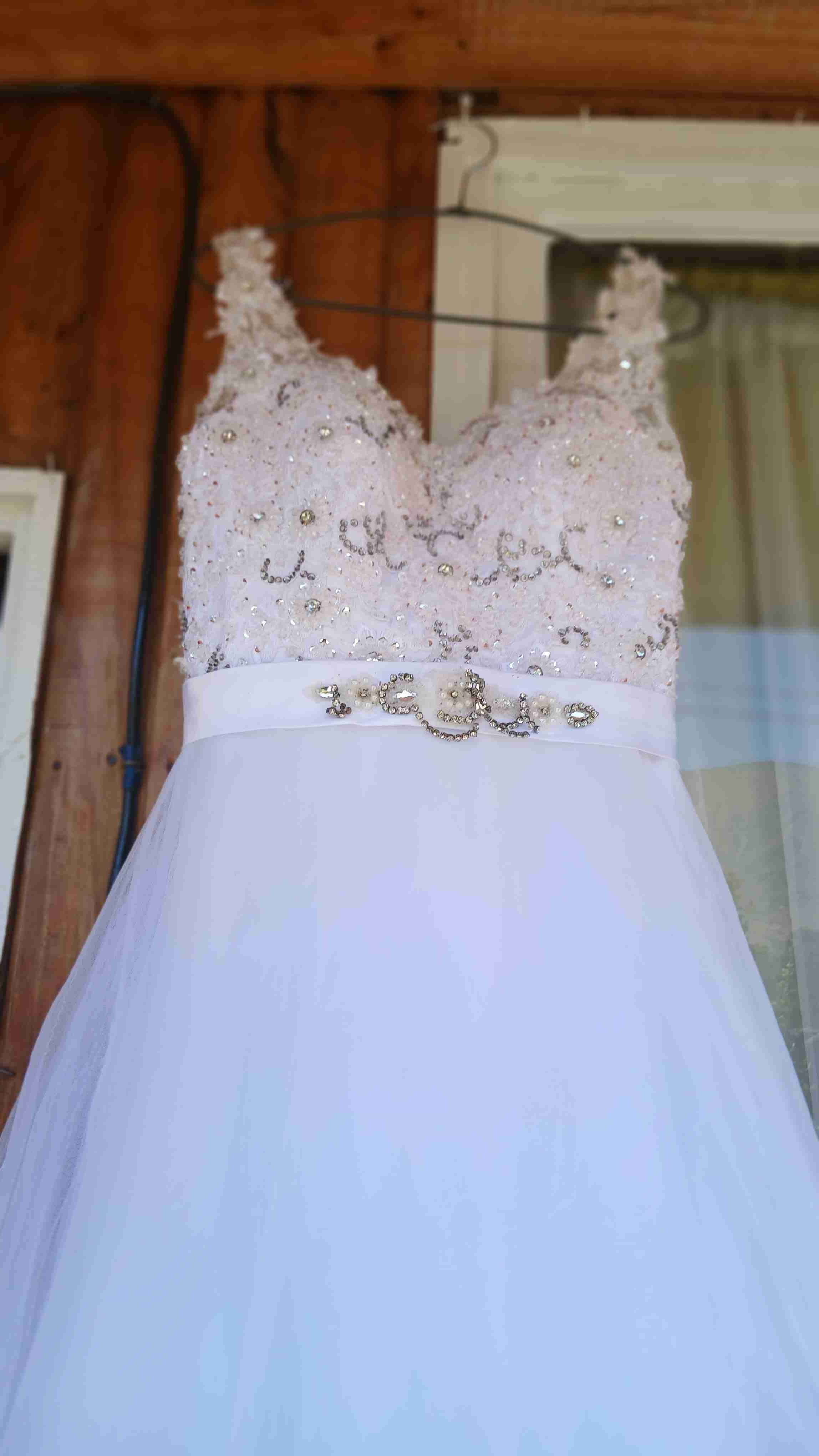 Vestido de novia blanco - miniatura 4