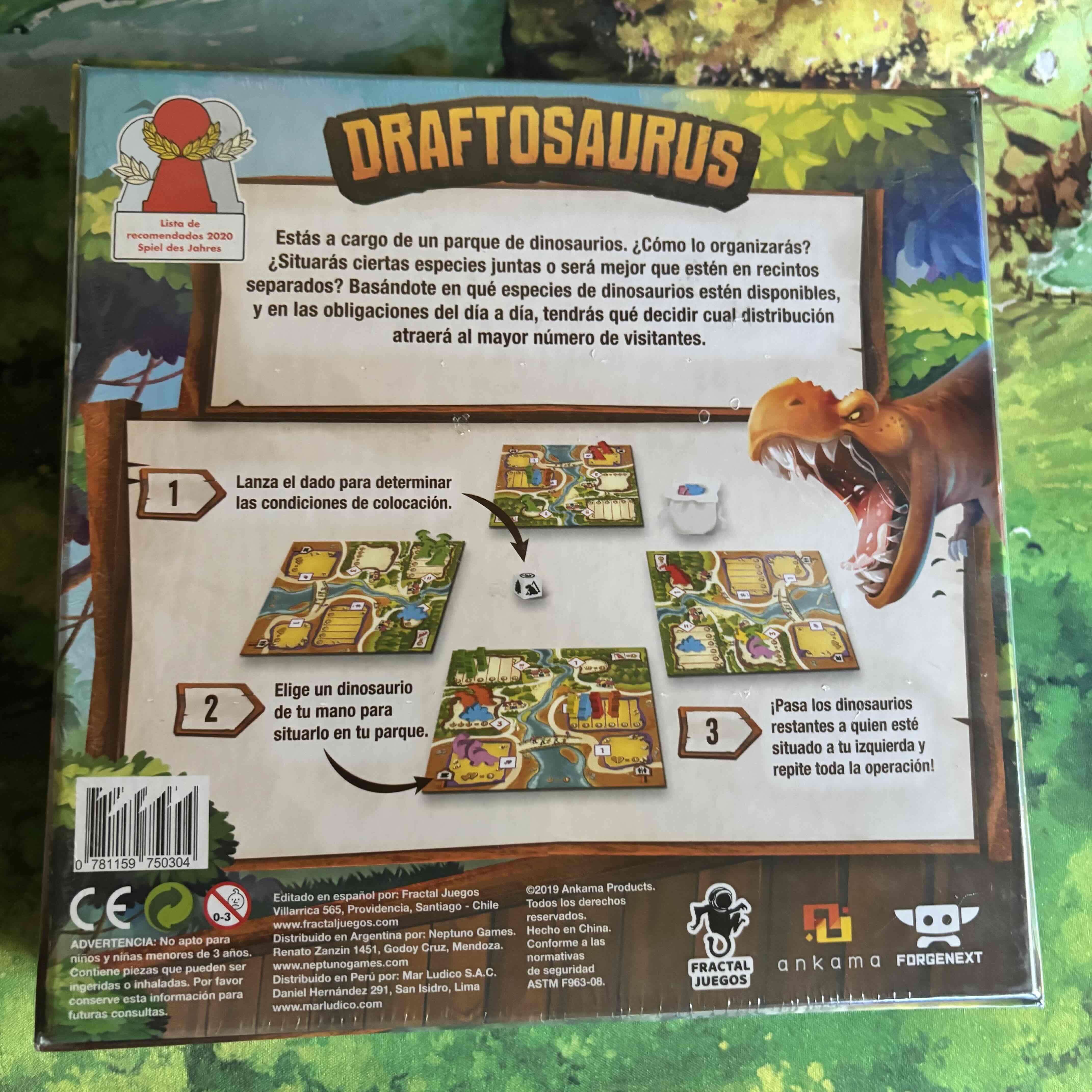 Juego de mesa Draftosaurus - miniatura 2
