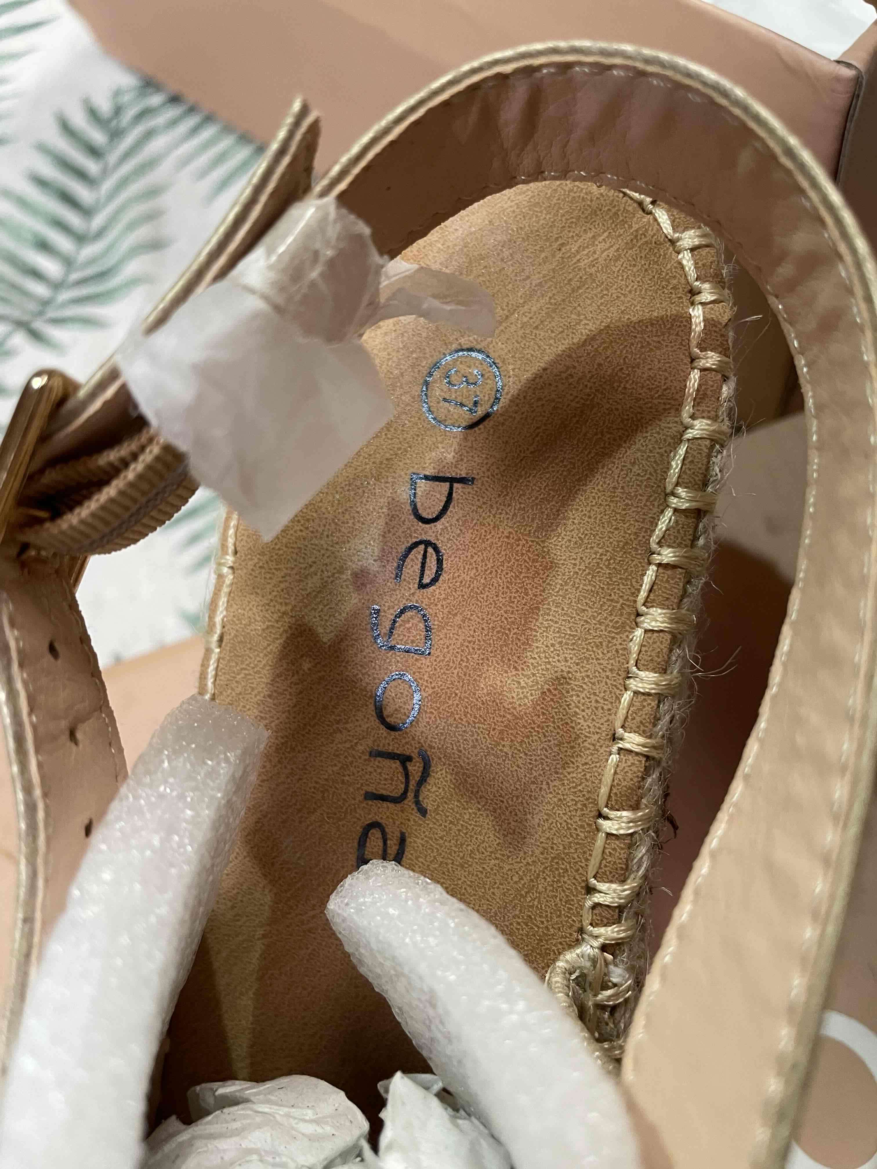 Sandalias plataforma doradas - 2