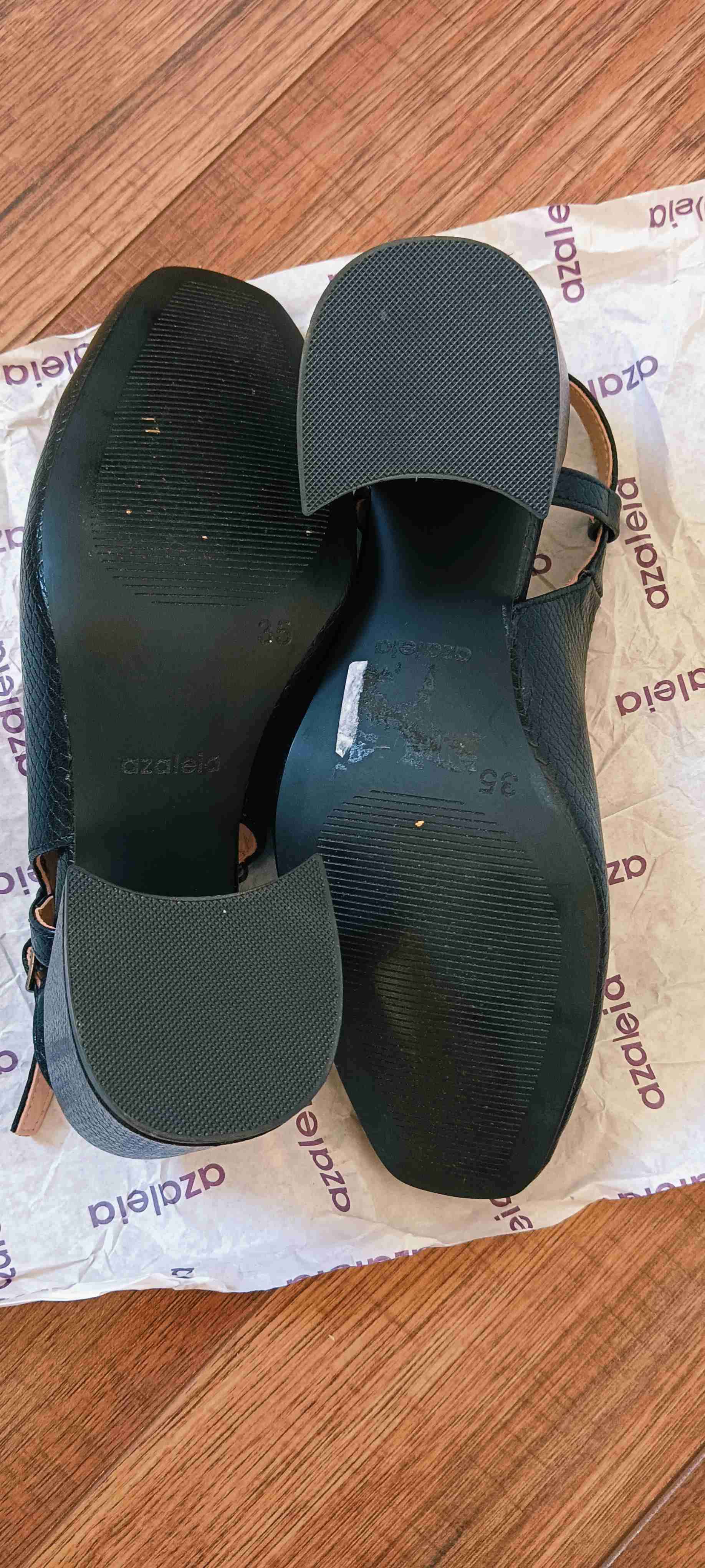 Sandalias negros Azaleia - 2