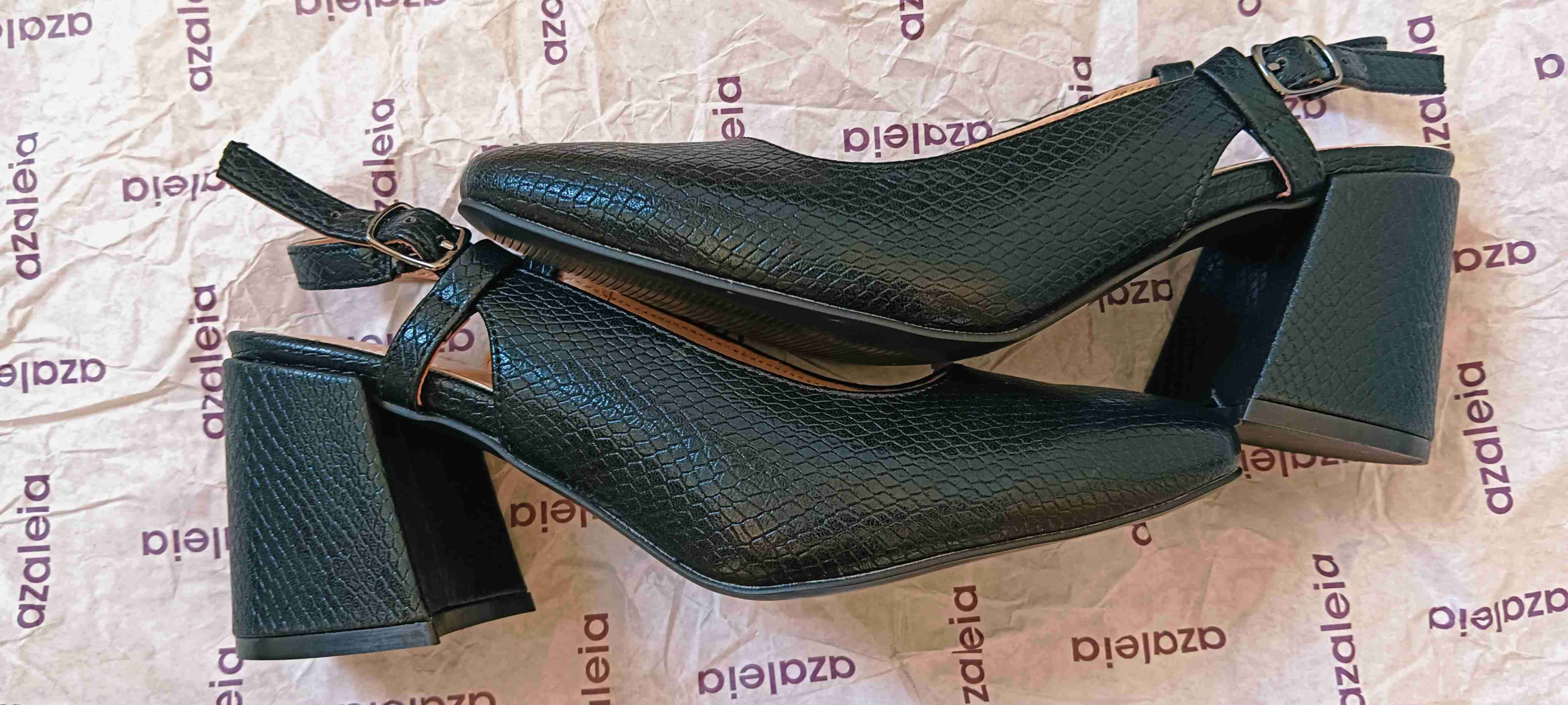 Sandalias negros Azaleia - 4