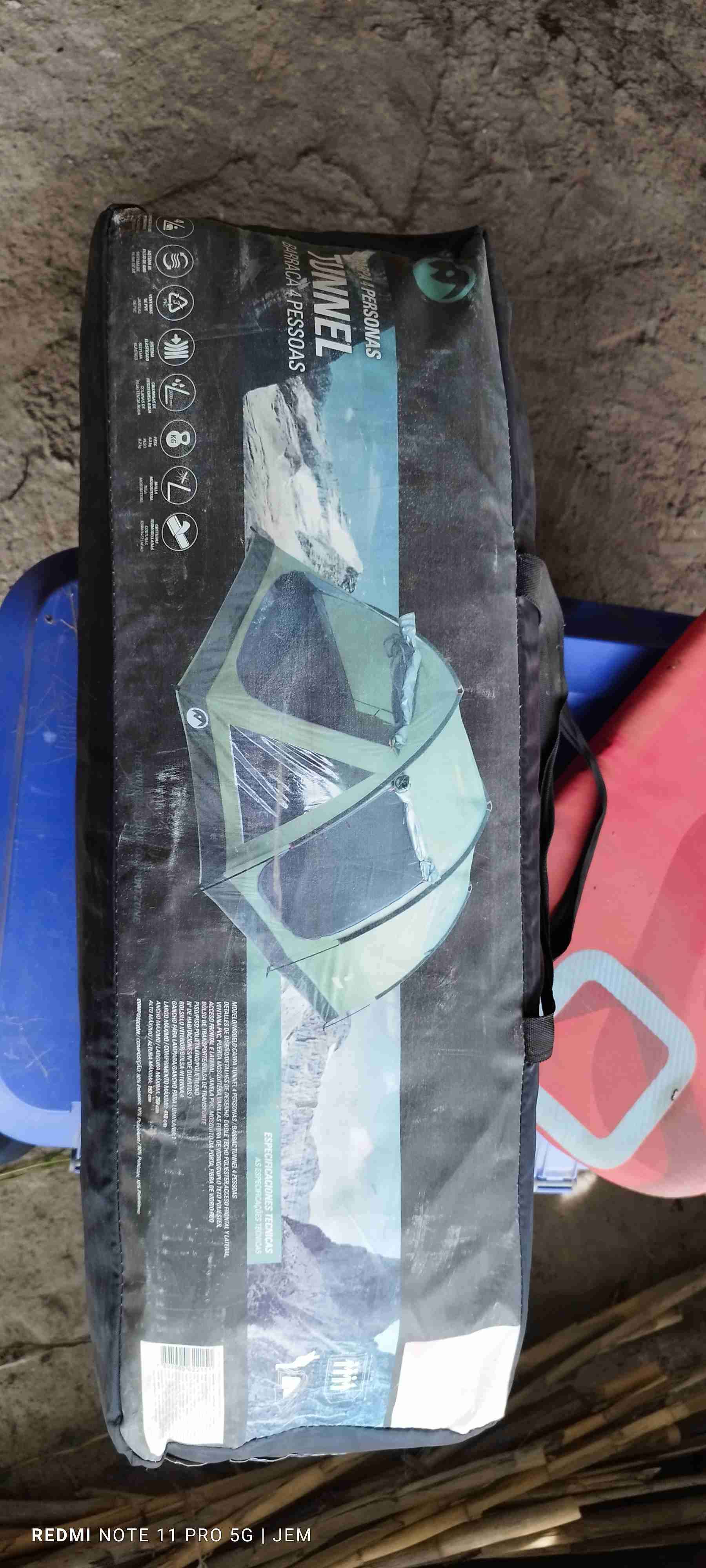 Carpa TUNNEL 4 personas - miniatura 2