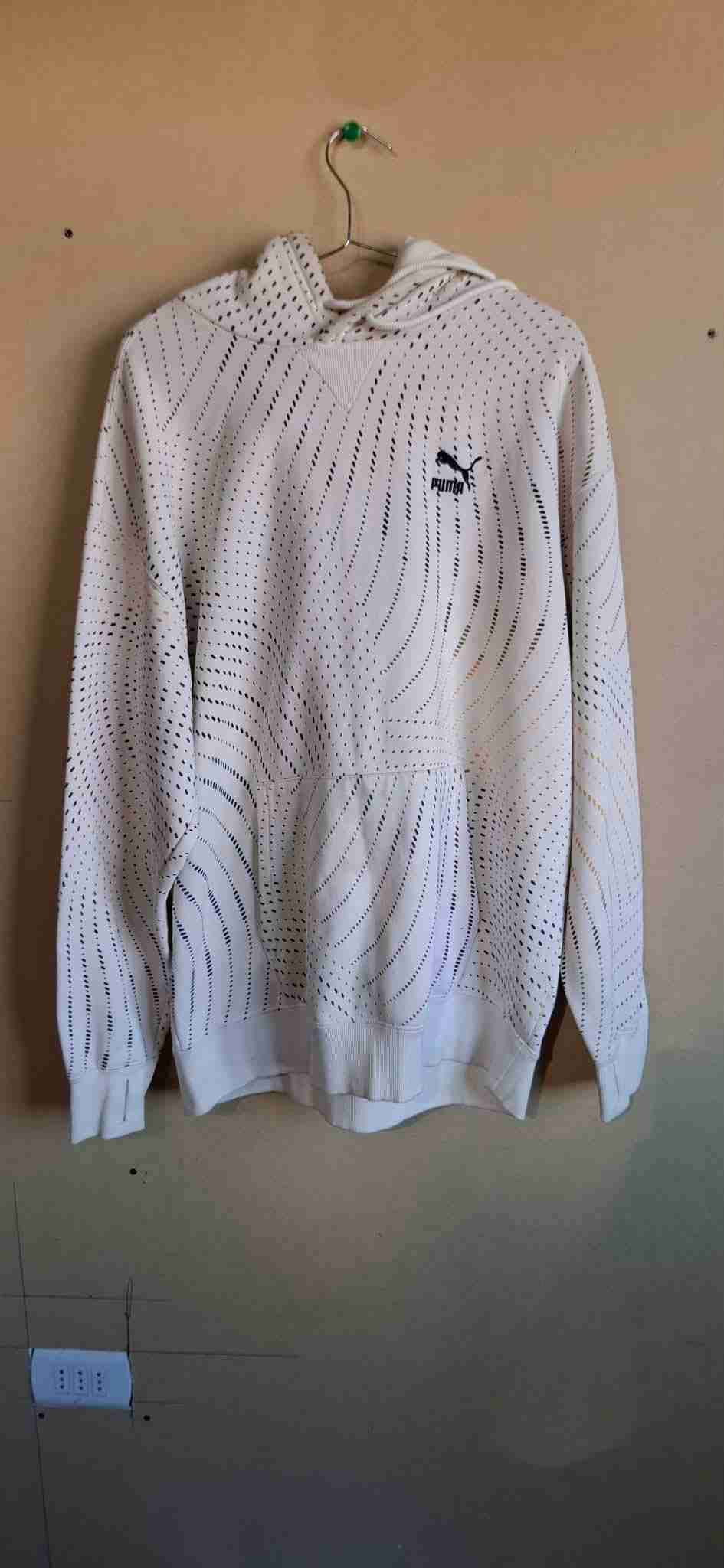 Polerón blanco con capucha Puma - miniatura 1