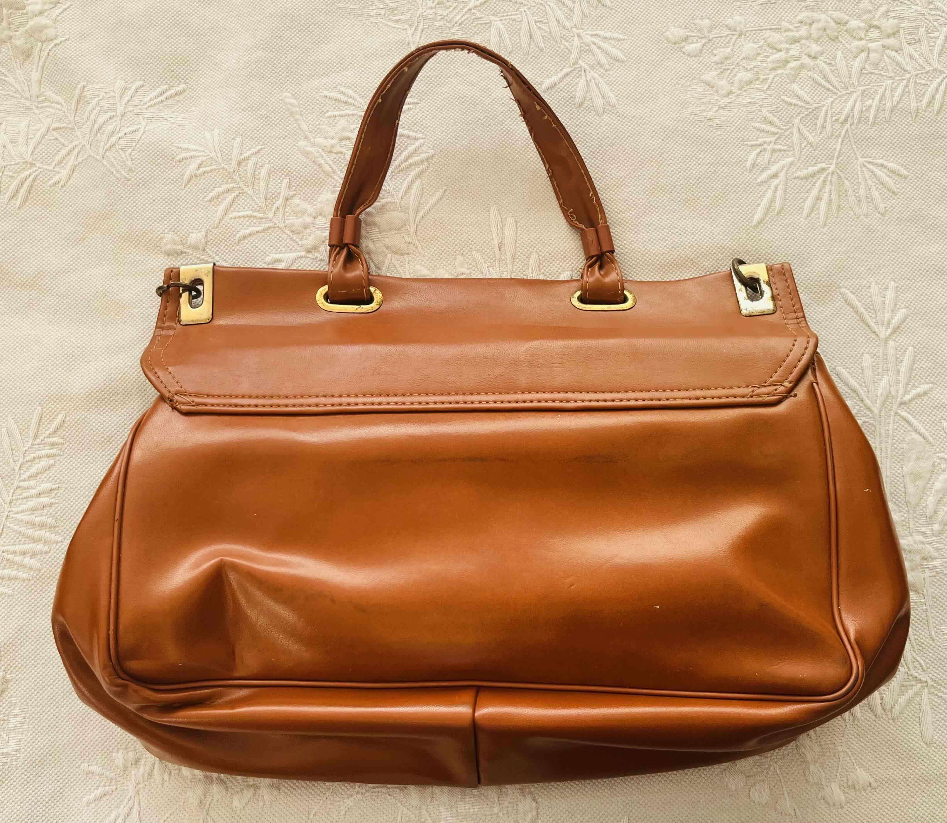 Bolso de cuero marrón - miniatura 2