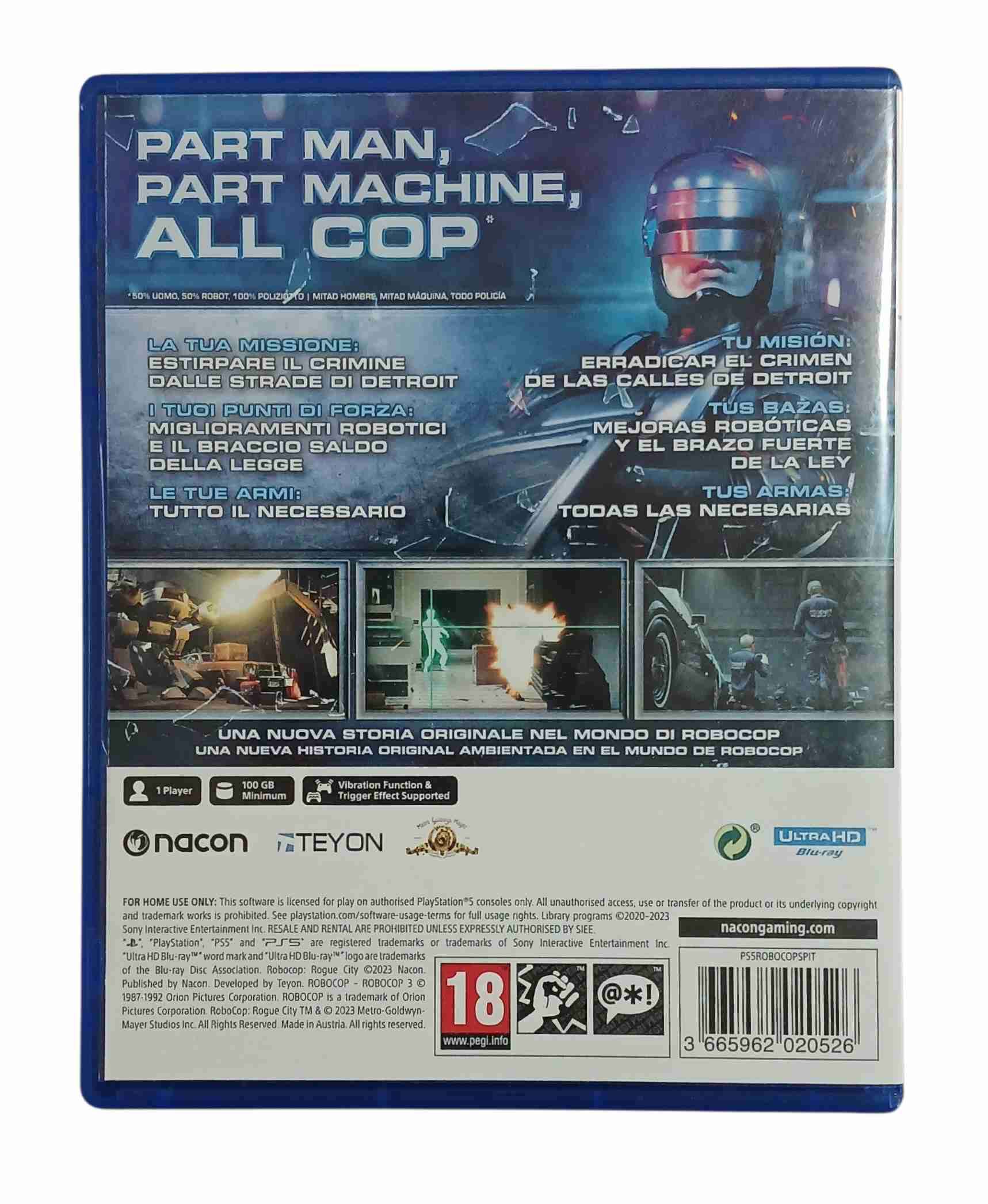 Juego PS5 Robocop Rogue City - miniatura 3