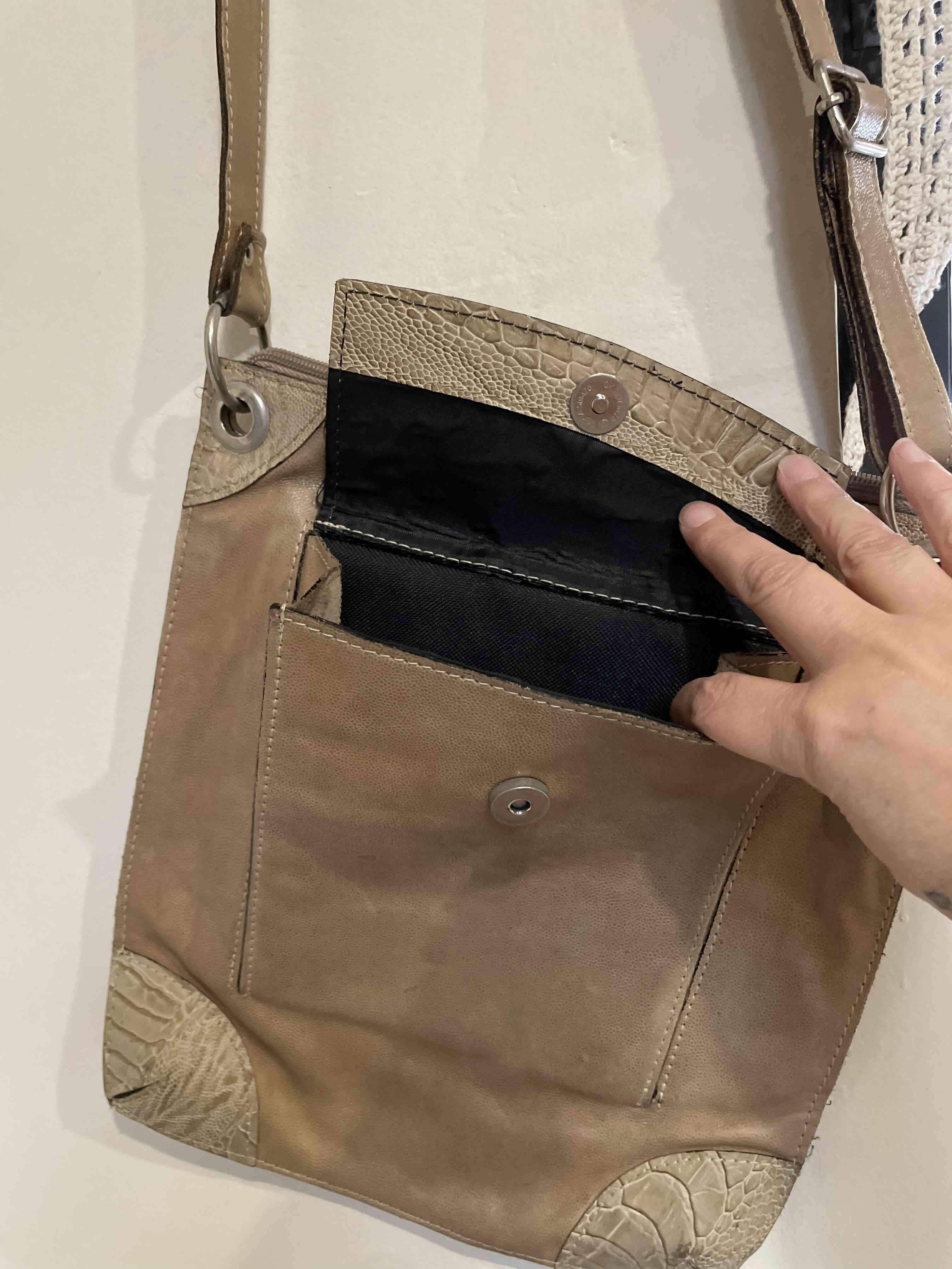 Bolso cruzado cuero - miniatura 2