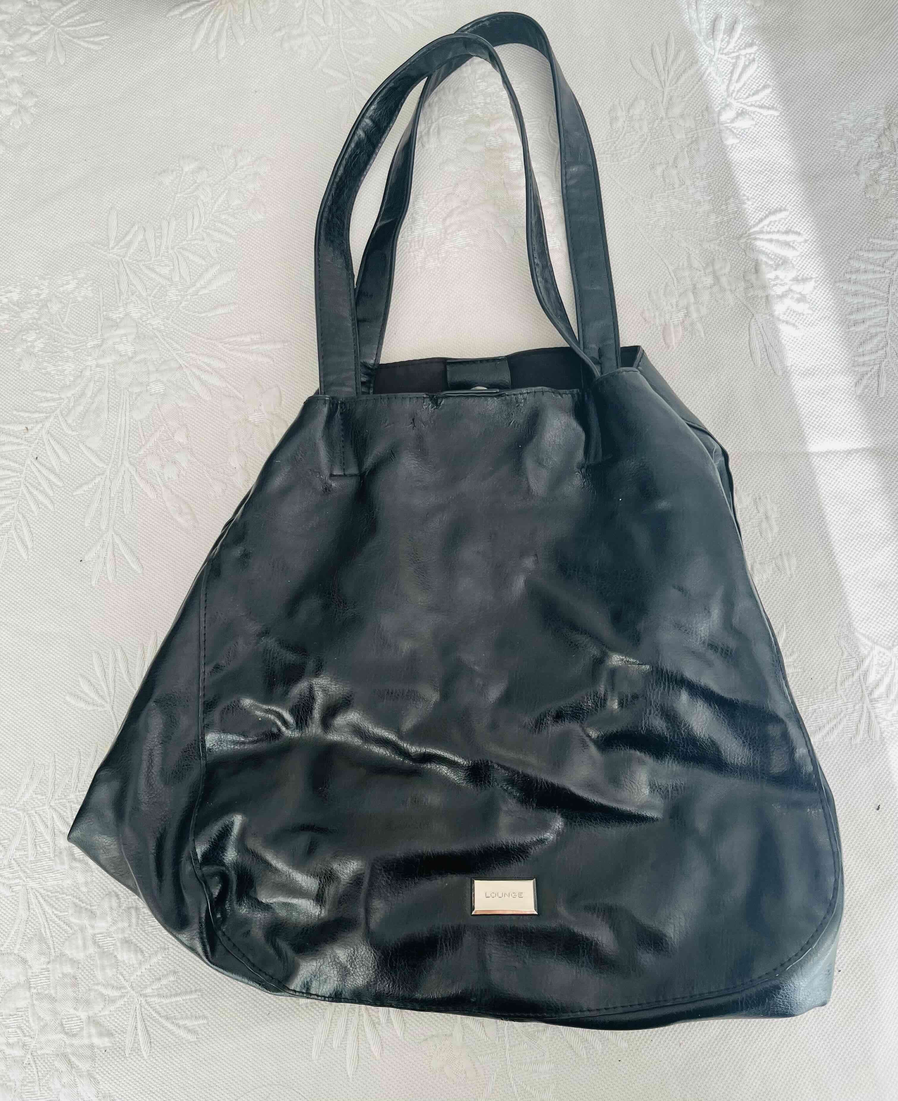 Bolso tote negro Lounge