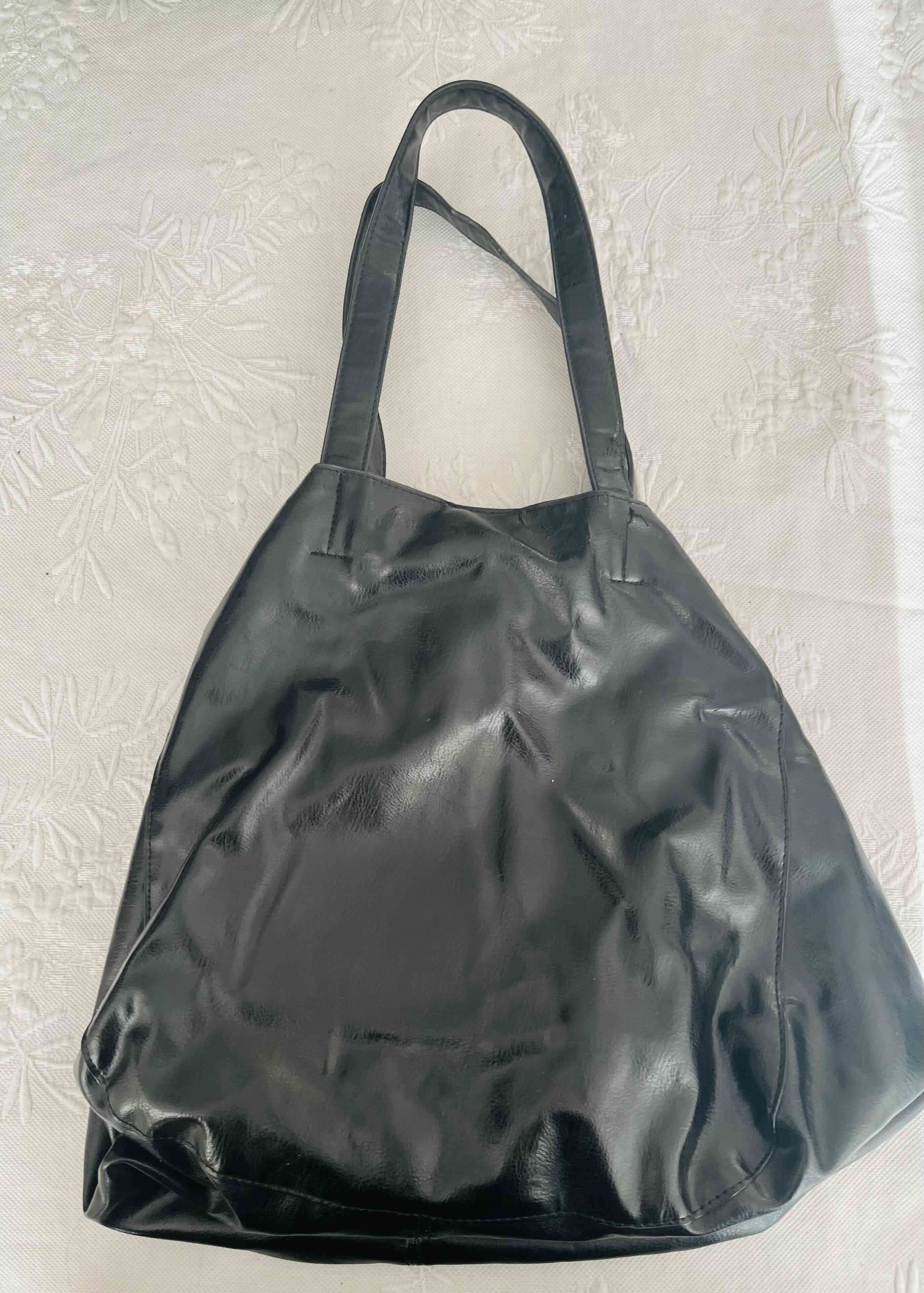 Bolso tote negro Lounge - miniatura 2