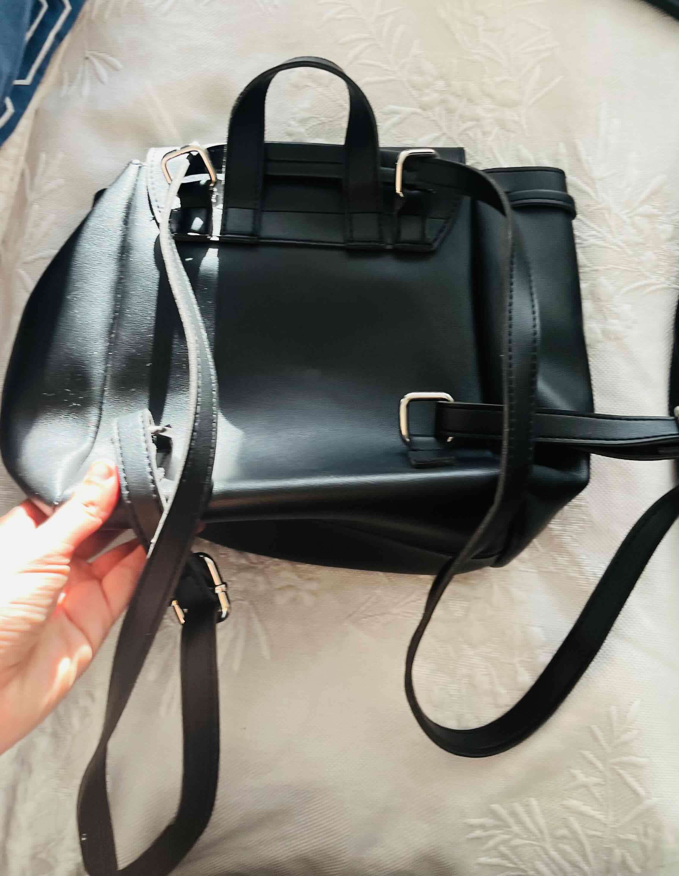 Mochila negra Prüne - miniatura 2