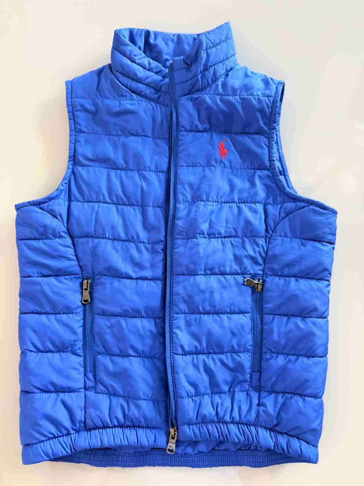 Chaleco azul acolchado de niño - 1