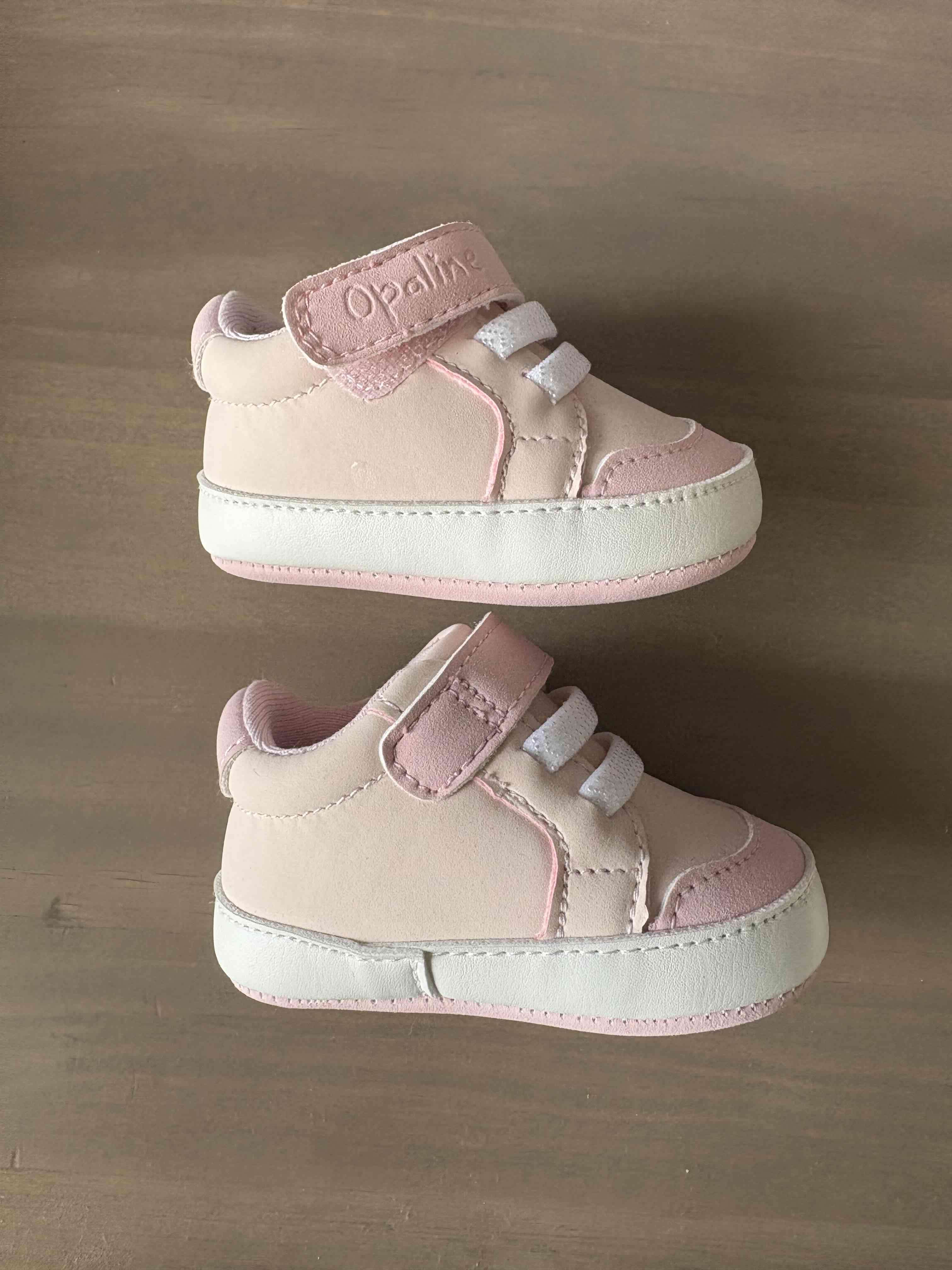 Zapatillas talla 14 bebé rosada - miniatura 3