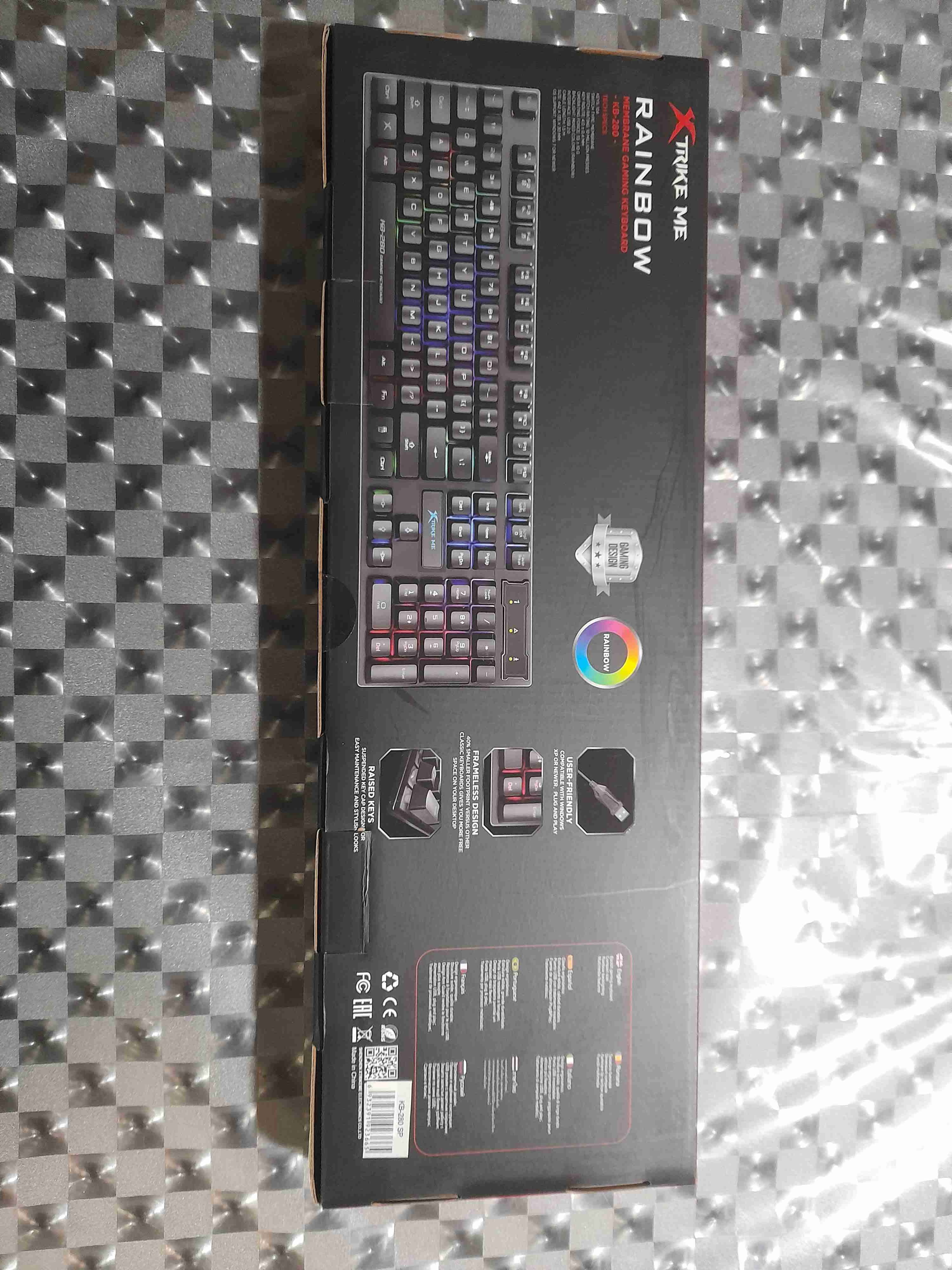 Teclado membrana kb280 gaming RGB - miniatura 2