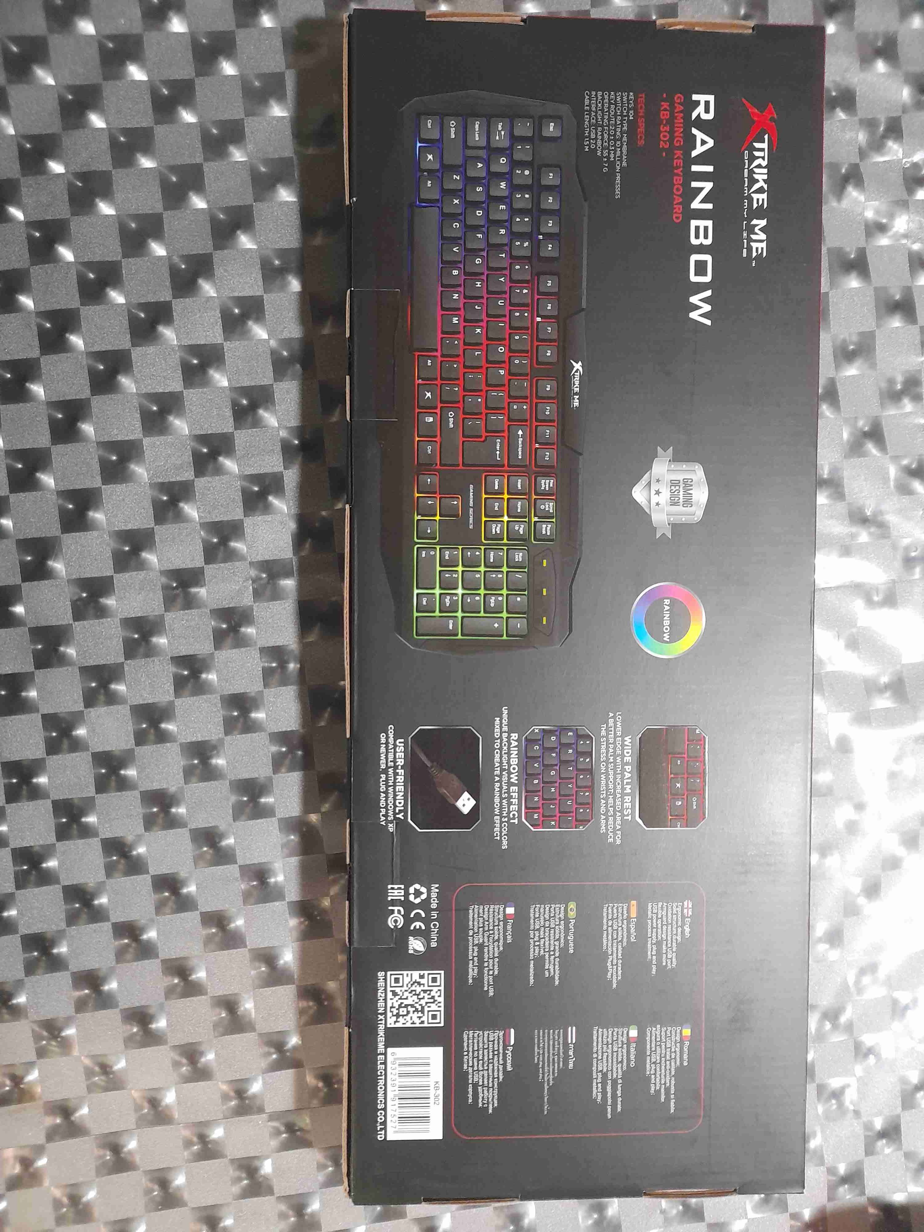 Teclado gaming Xtreme ME kb302 Rainbow - miniatura 2