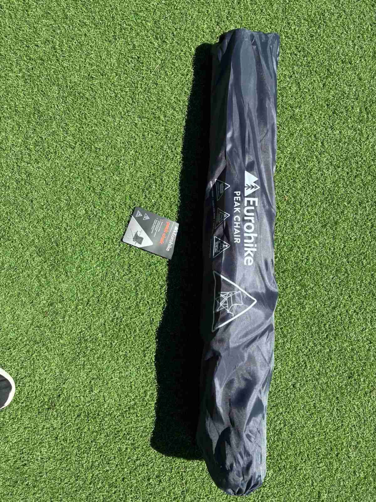 Silla plegable Eurohike negra - miniatura 2